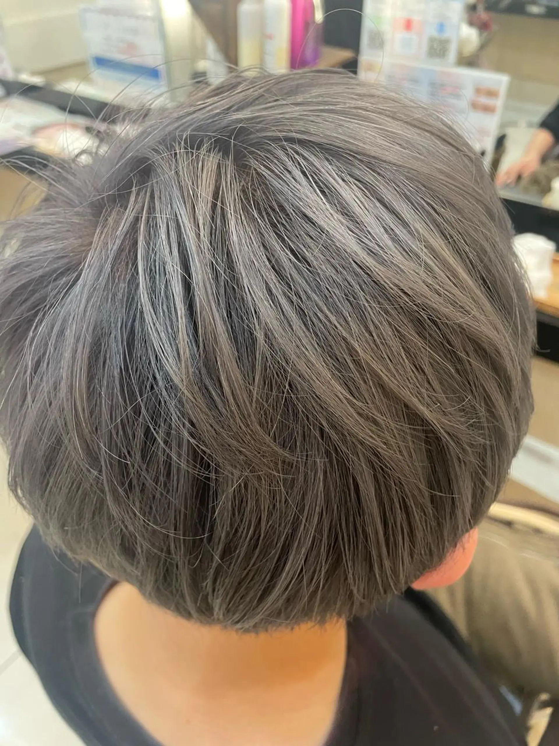 ショート カラー メンズ カット ヘアカラー トリートメント リリー /Men's/パーマのヘアスタイル