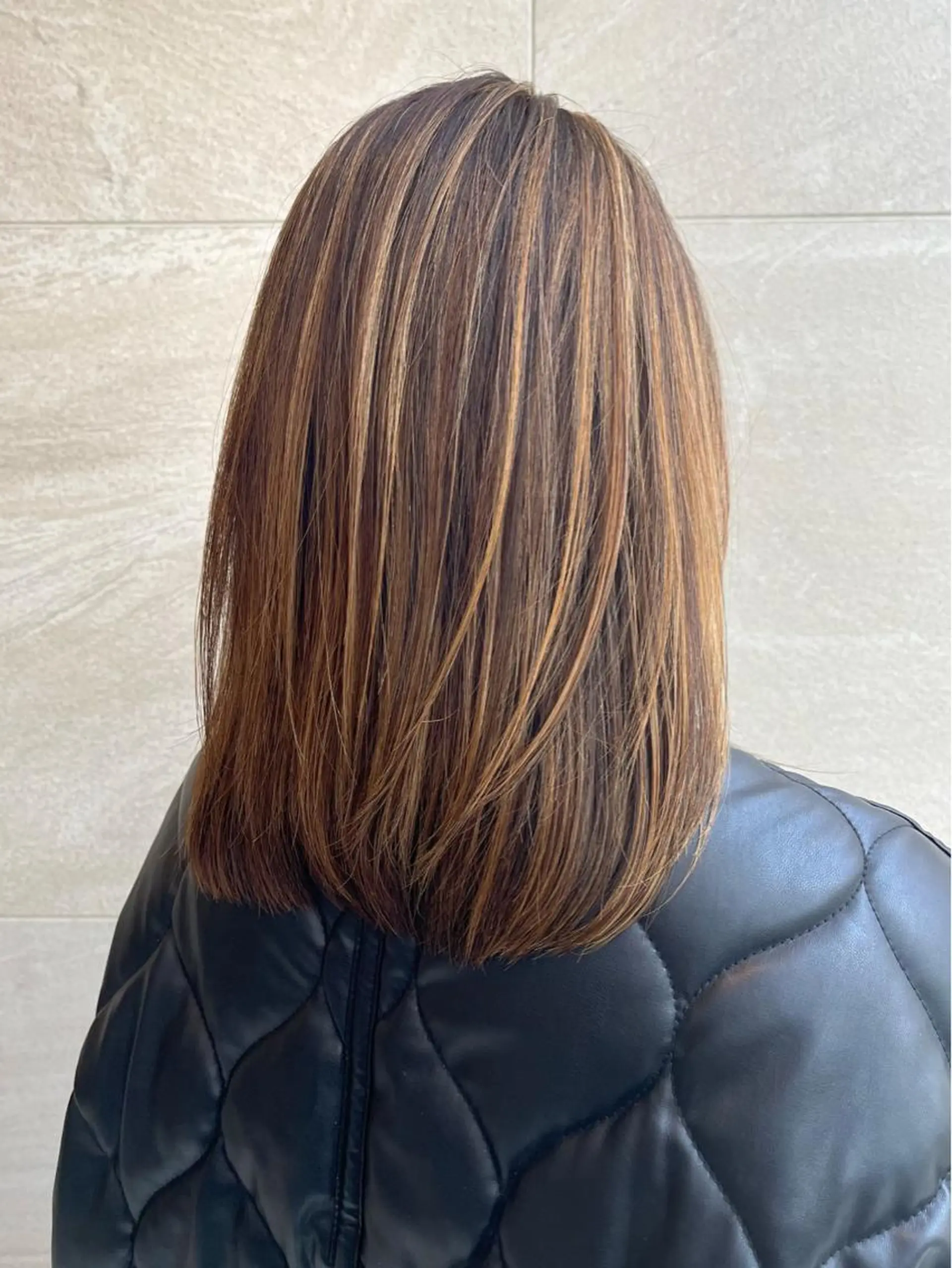 ミディアム カラー レイヤー,ボブ / 彩未のヘアスタイル