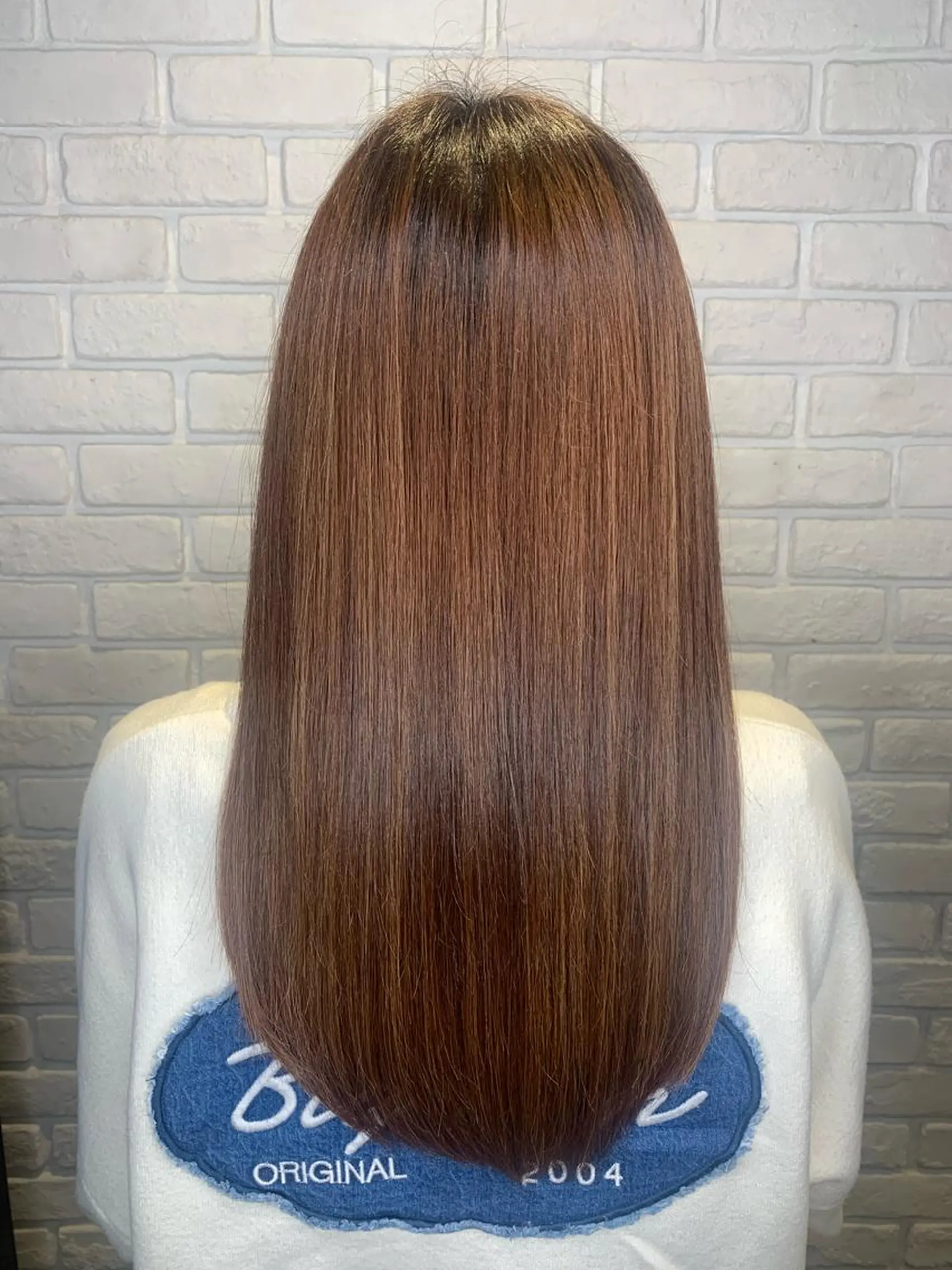 ロング 髪質改善/縮毛矯正 艶カラー/珠聡のヘアスタイル