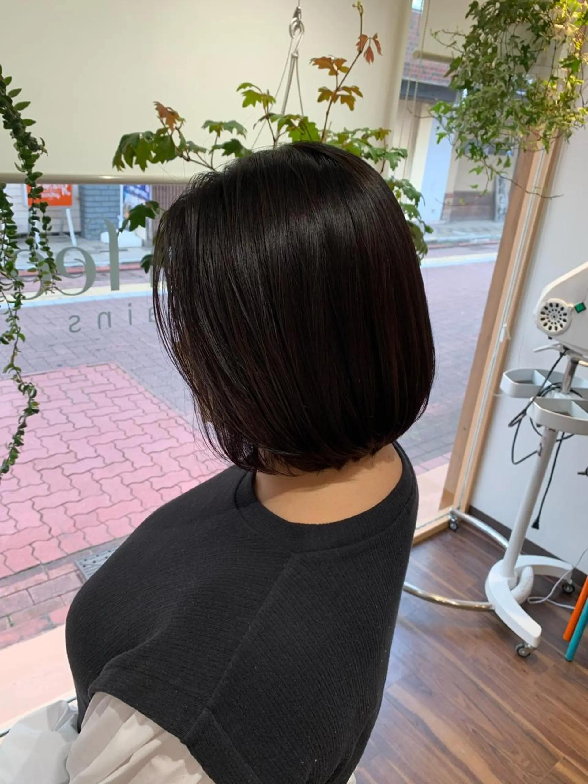 ミディアム カット ヘアカラー トリートメント green feel 長原所属・西山 大樹のヘアスタイル