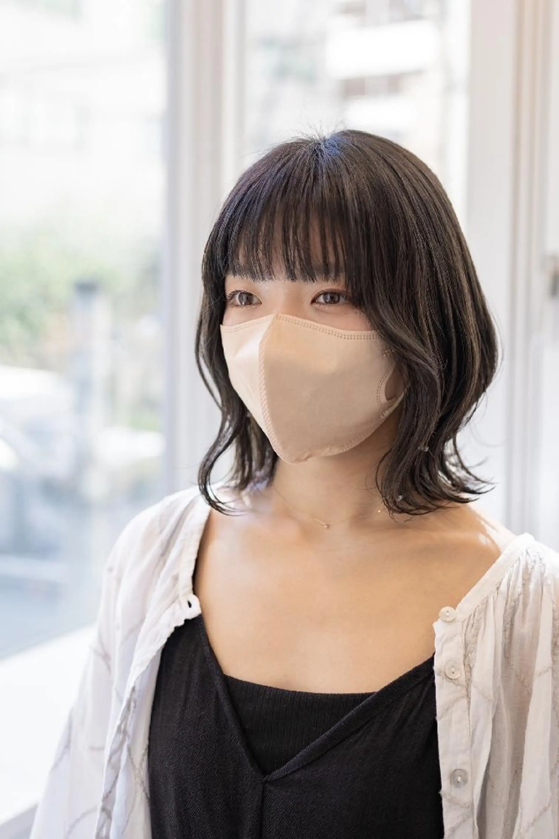 ミディアム カラー カット ヘアカラー トリートメント Lazo所属・Lazo/ 原弥和子のヘアスタイル