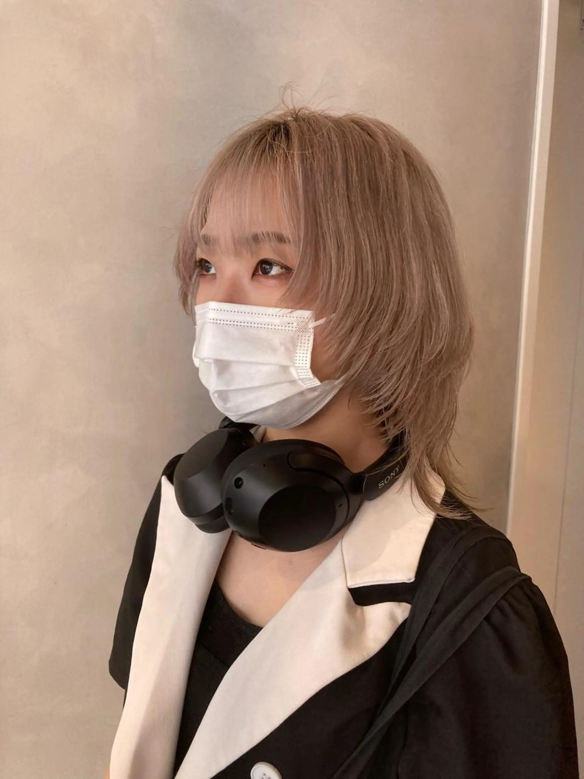 ショート カラー カット ヘアカラー トリートメント 🟢ウルフ／スパイラ ルパーマ／大西🟢のヘアスタイル