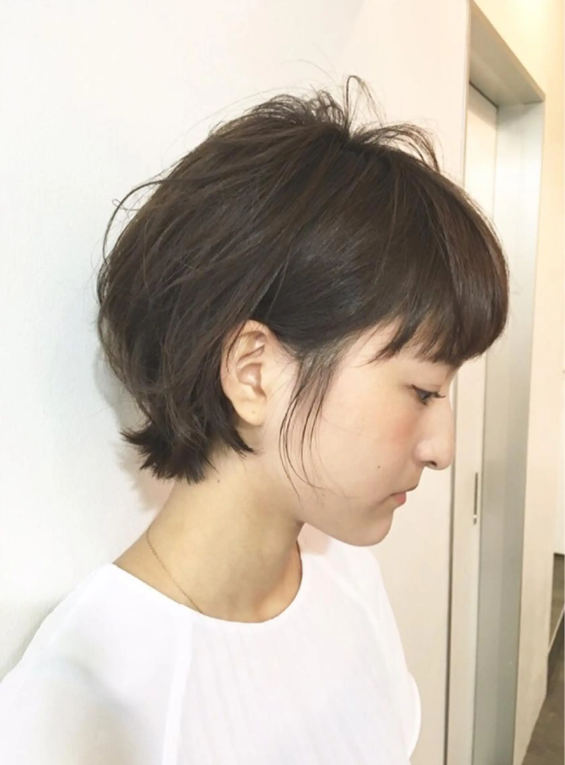ショート カラー パーマ アディクシーカラー グラデーションカラー トリートメント Ｑue所属・stylist takahashiのヘアスタイル