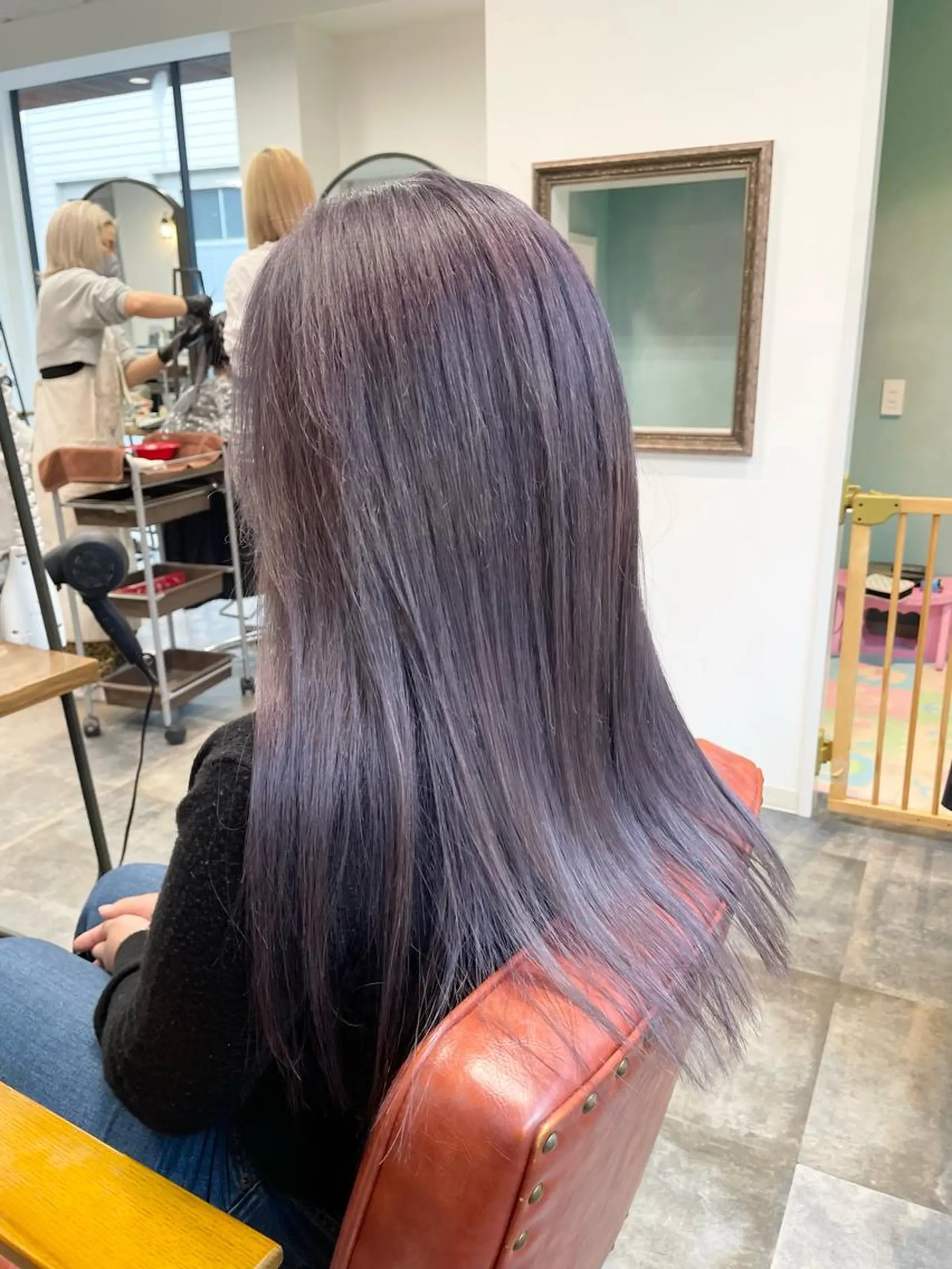 ロング カラー ~tie.hair salon所属・Ryoka🌼倉敷/ ハイトーン/レイヤーのヘアスタイル