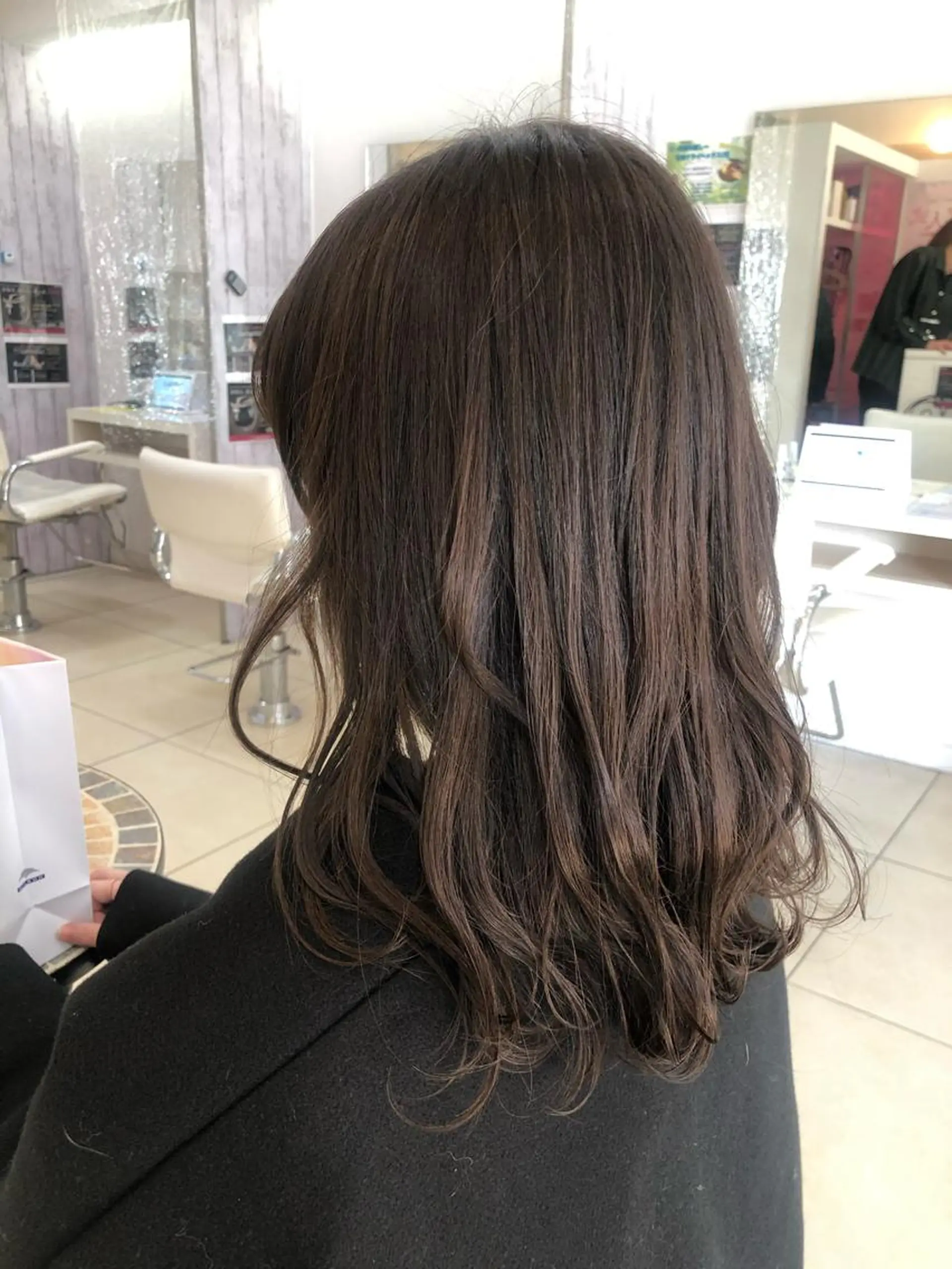 ロング カラー ブリーチ グレージュ ラベンダーカラー ラベンダーグレージュ ラベンダーグレー カット ヘアカラー 🤎ベージュカラー/ 髪質改善/山岸🤎のヘアスタイル