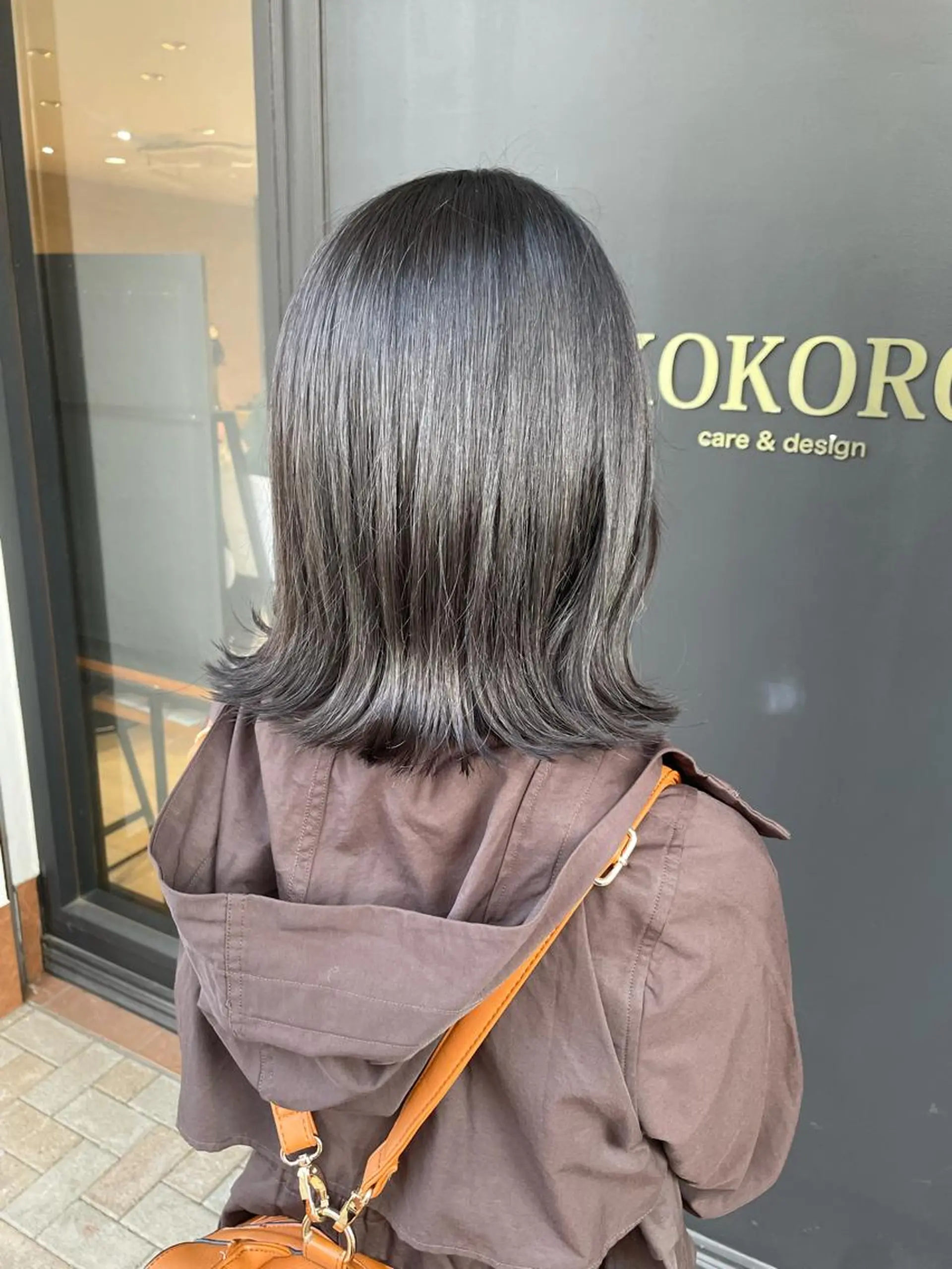 ミディアム 亀川蓮 Agu hairのヘアスタイル