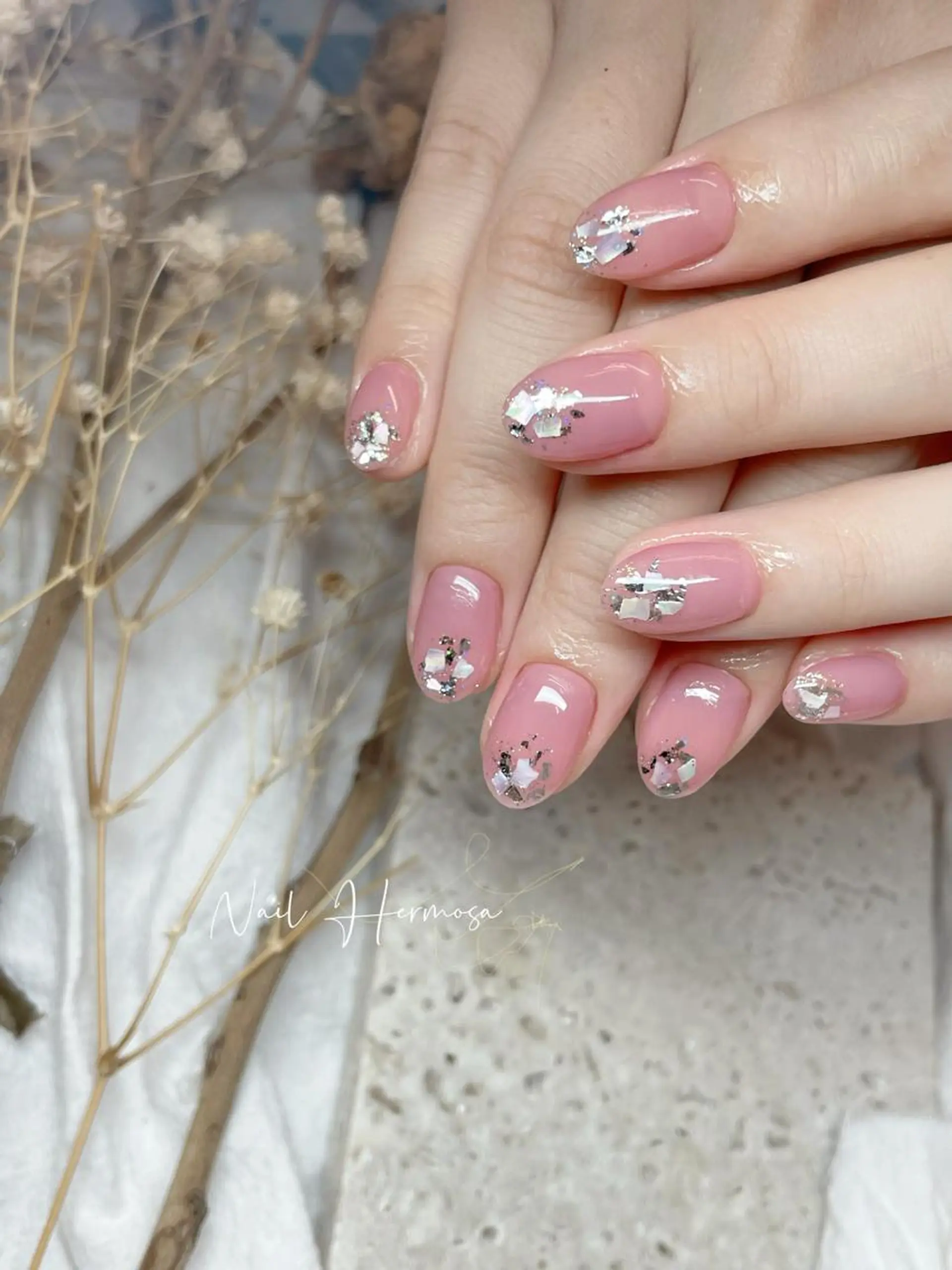 ネイル 桜ネイル 長さ出し フラッシュネイル フラワーネイル フットネイル ハンドネイル ネイル エルモサのネイルデザイン