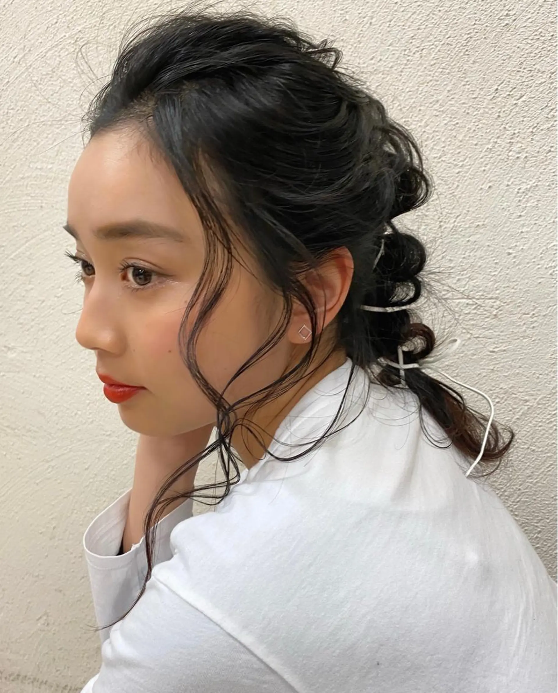 ロング ヘアアレンジ 林 瑠夏のヘアスタイル