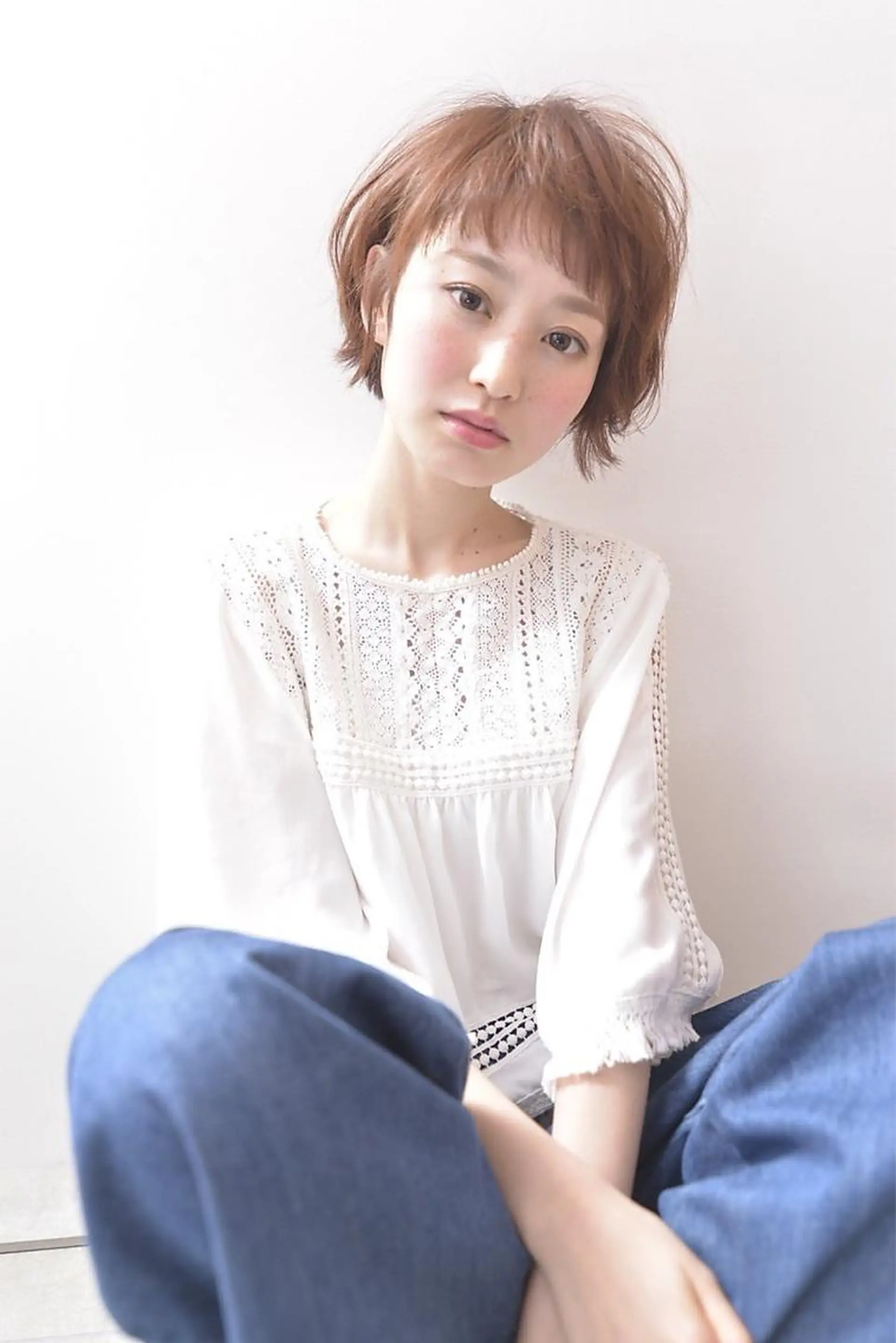 ショート イエナ所属・村山 美空のヘアスタイル