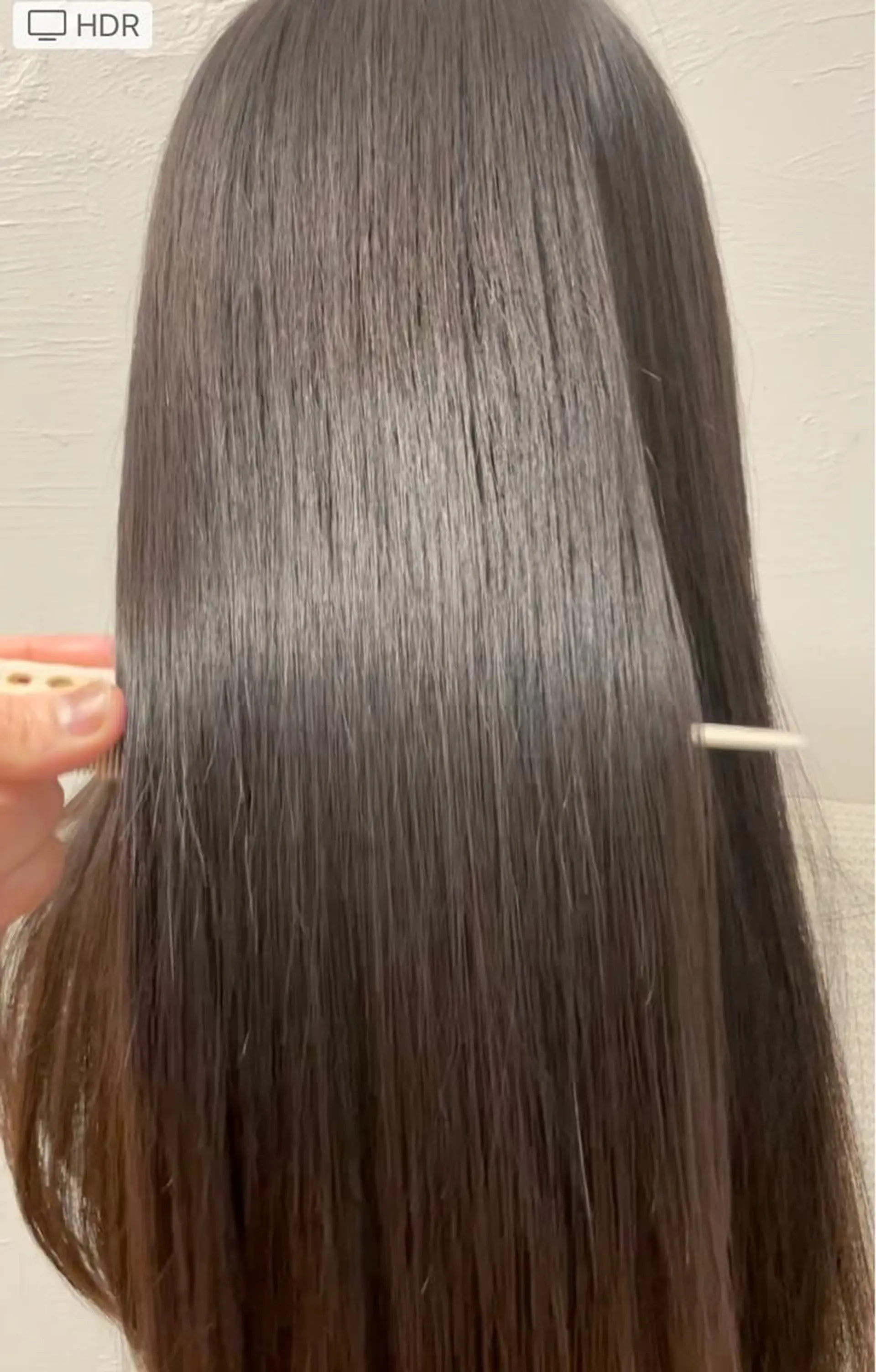 ロング ヘアカラー トリートメント SALOWIN梅田 サロウィン所属・縮毛•酸性矯正特化/ 美髪•髪質改善/KJのヘアスタイル