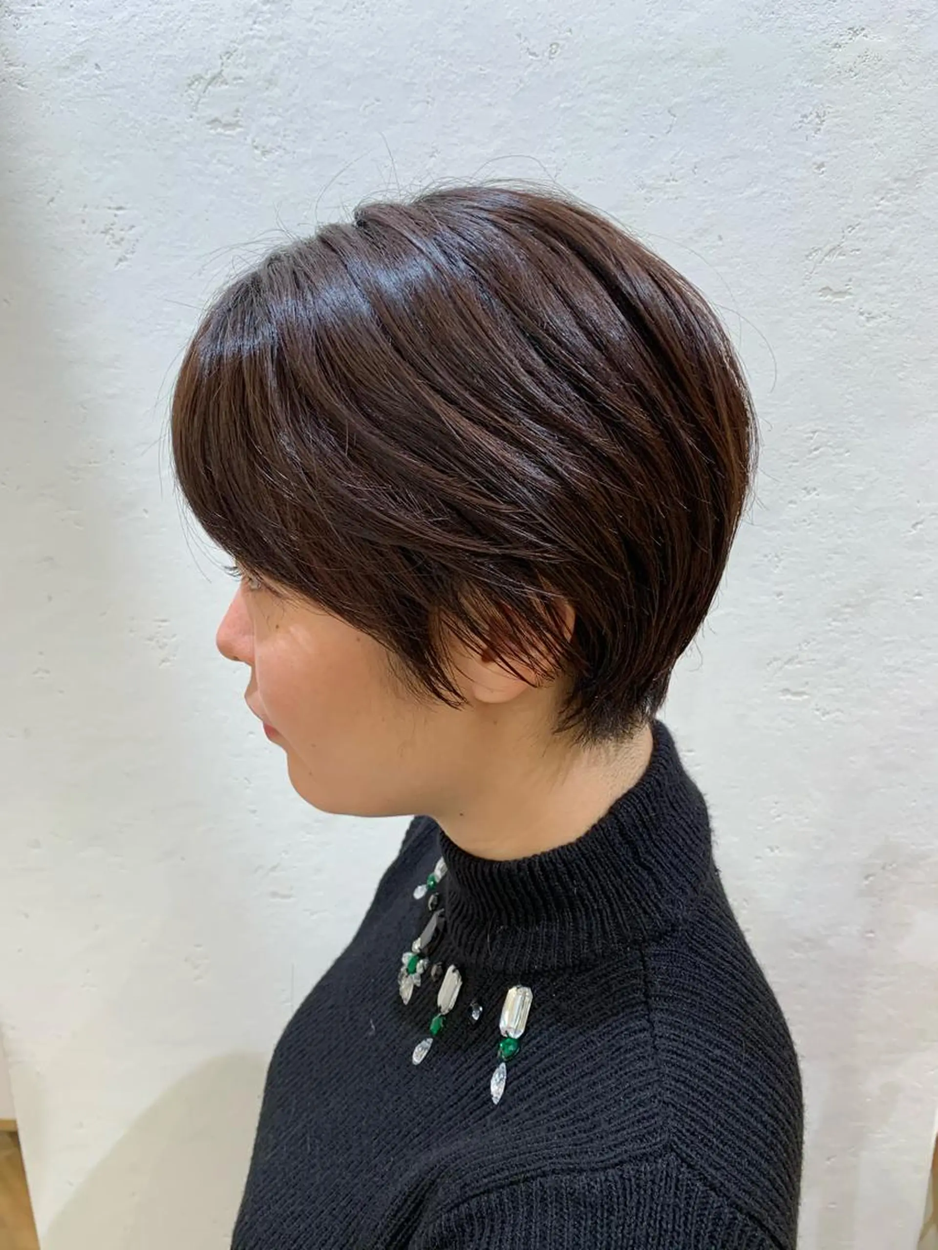 ショート くせ毛 ショートヘア レイヤー/韓国❣️ 髪質改善/e_kiのヘアスタイル