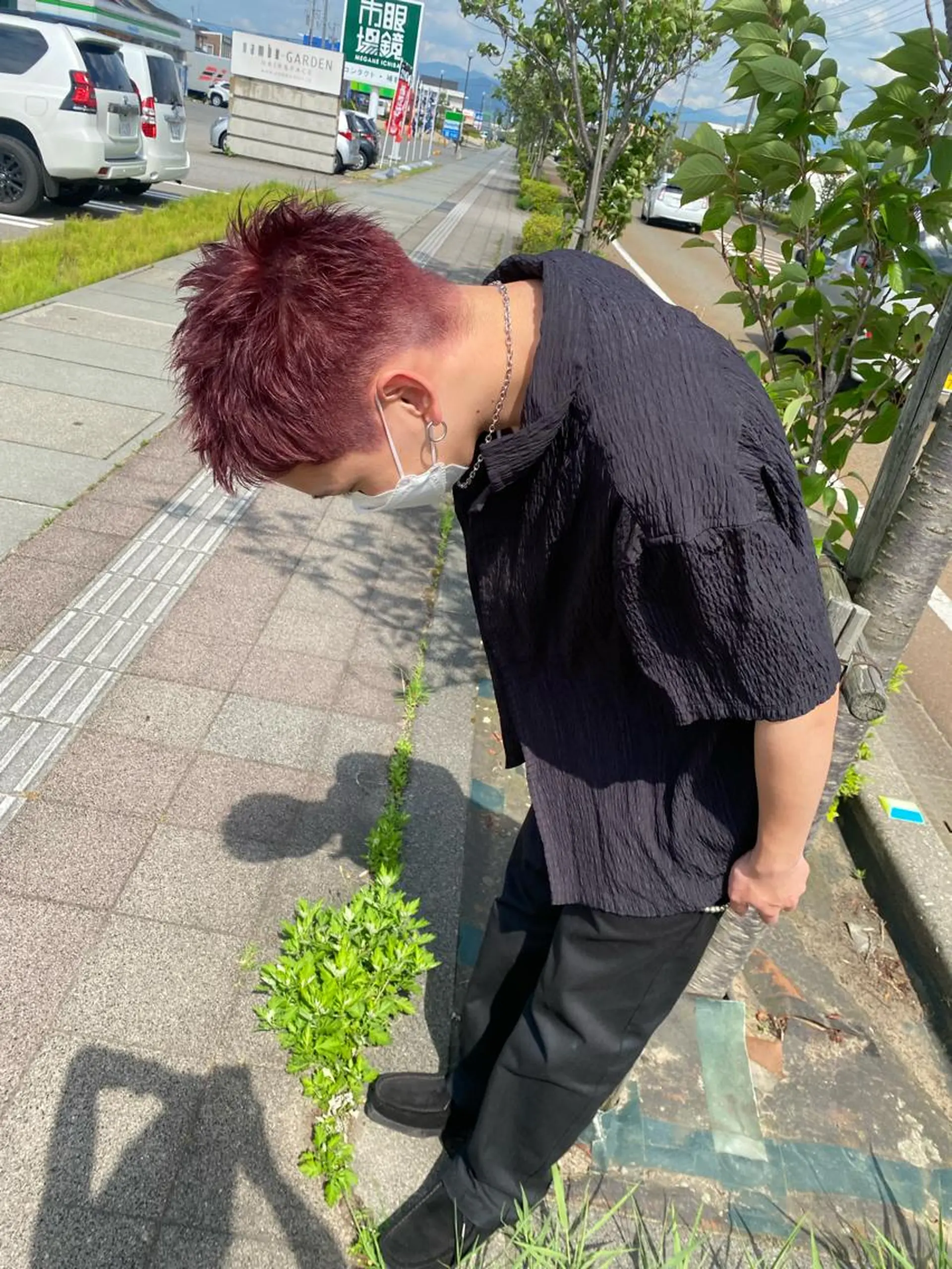 ショート カラー メンズ 宮本丈也/金沢美容室 /理美容/パーマのヘアスタイル