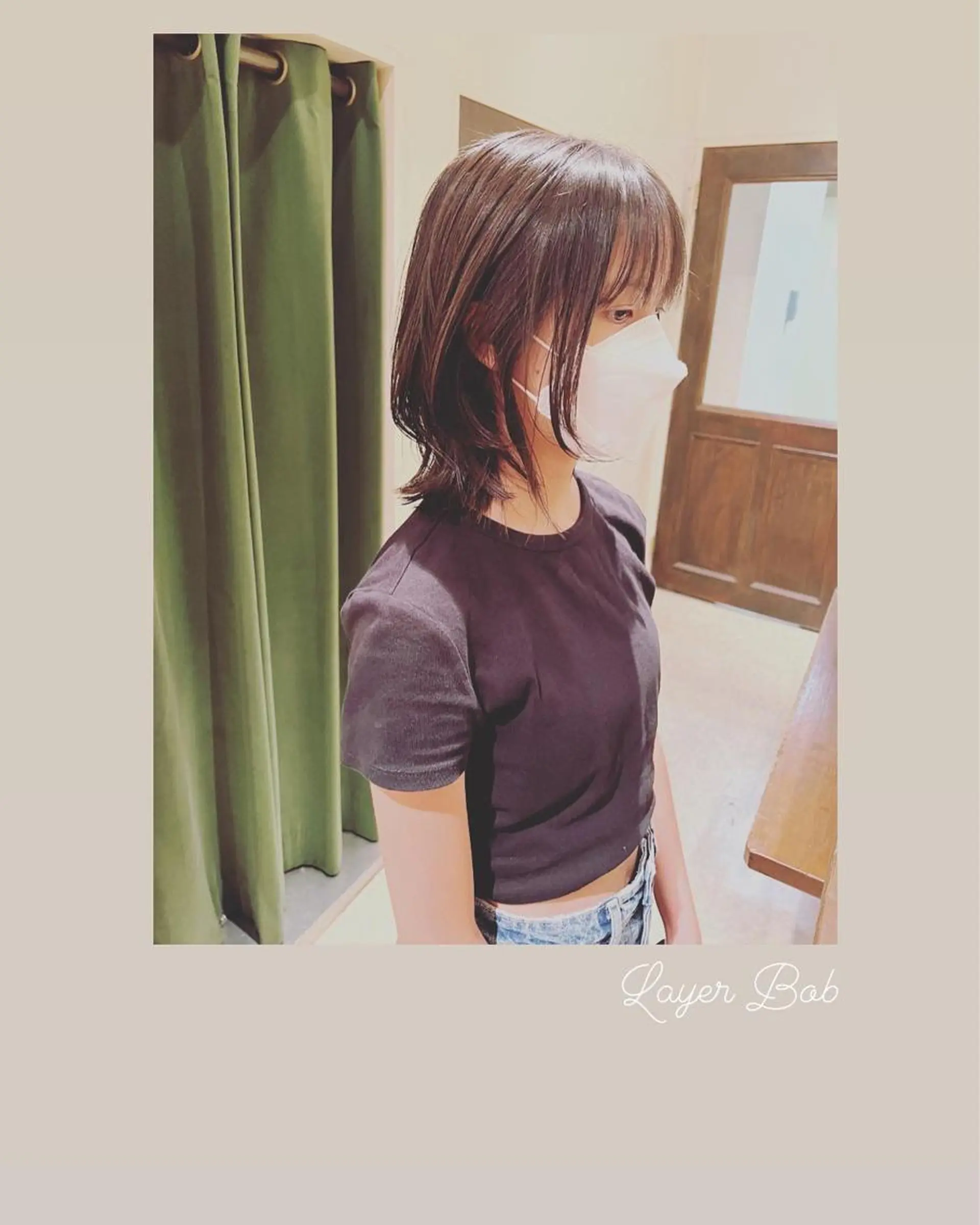 ミディアム ボブレイヤー ボブ レイヤーカット ハイライト/インナー /ブリーチ/レイヤーのヘアスタイル