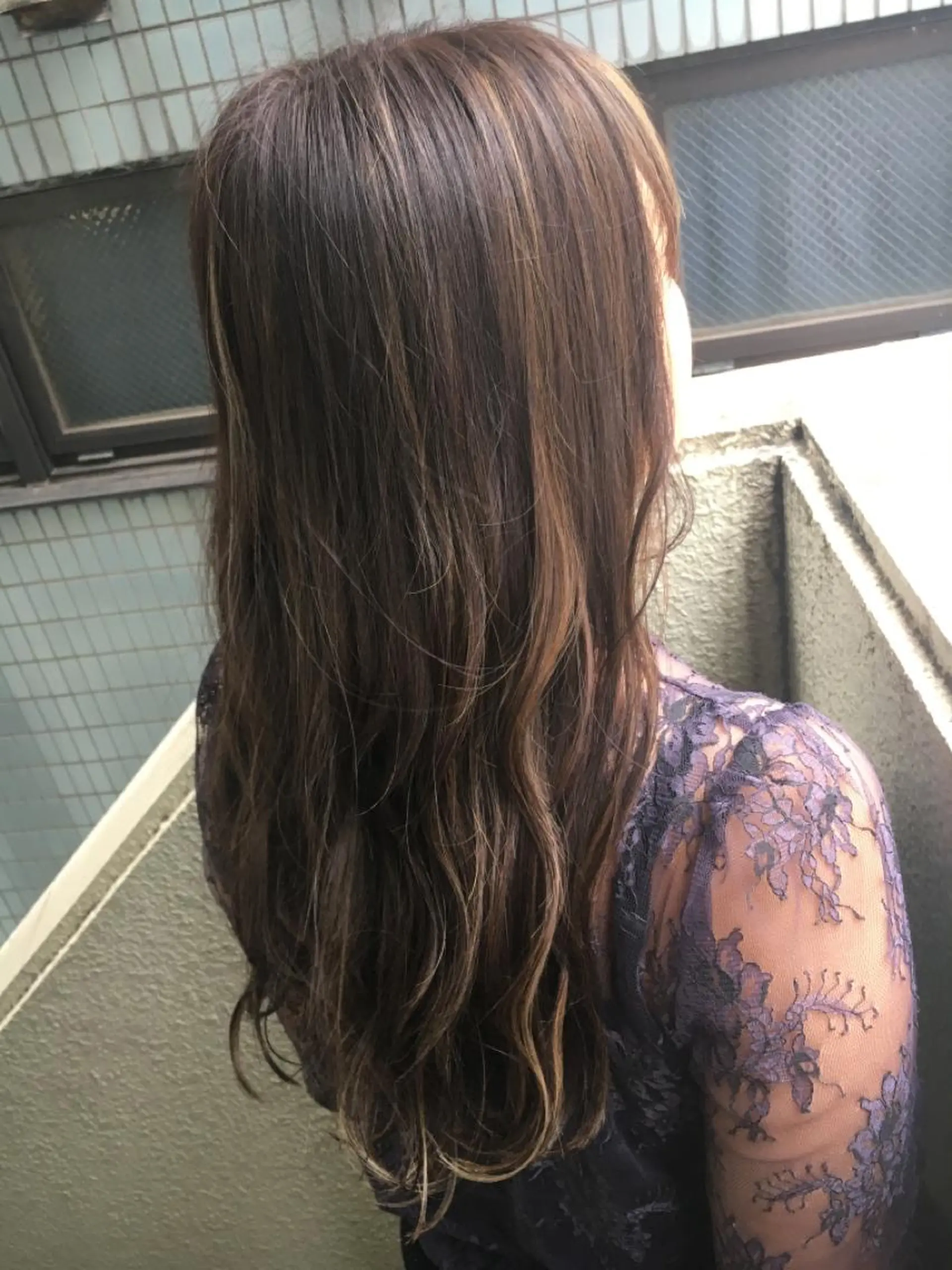 ロング カラー レイヤーカット/艶髪 🌈高橋遥香🌈のヘアスタイル