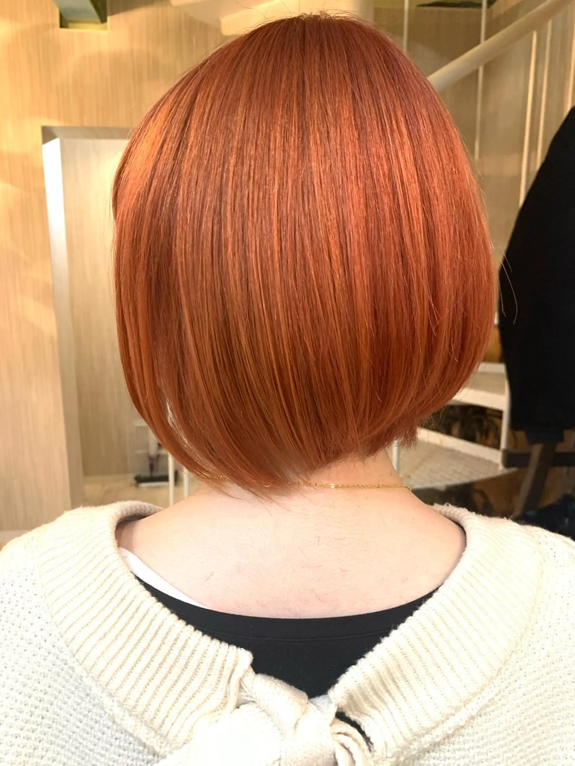 ショート カラー パーマ ヘアアレンジ オレンジ ヘアカラー nico  原宿所属・nico【代表】 市川　拓也のヘアスタイル