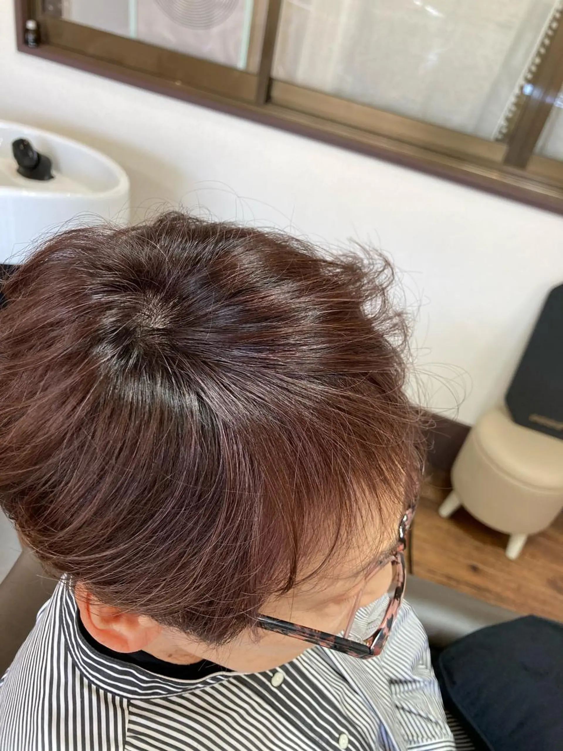 ショート JIU所属・池岡 洋子のヘアスタイル