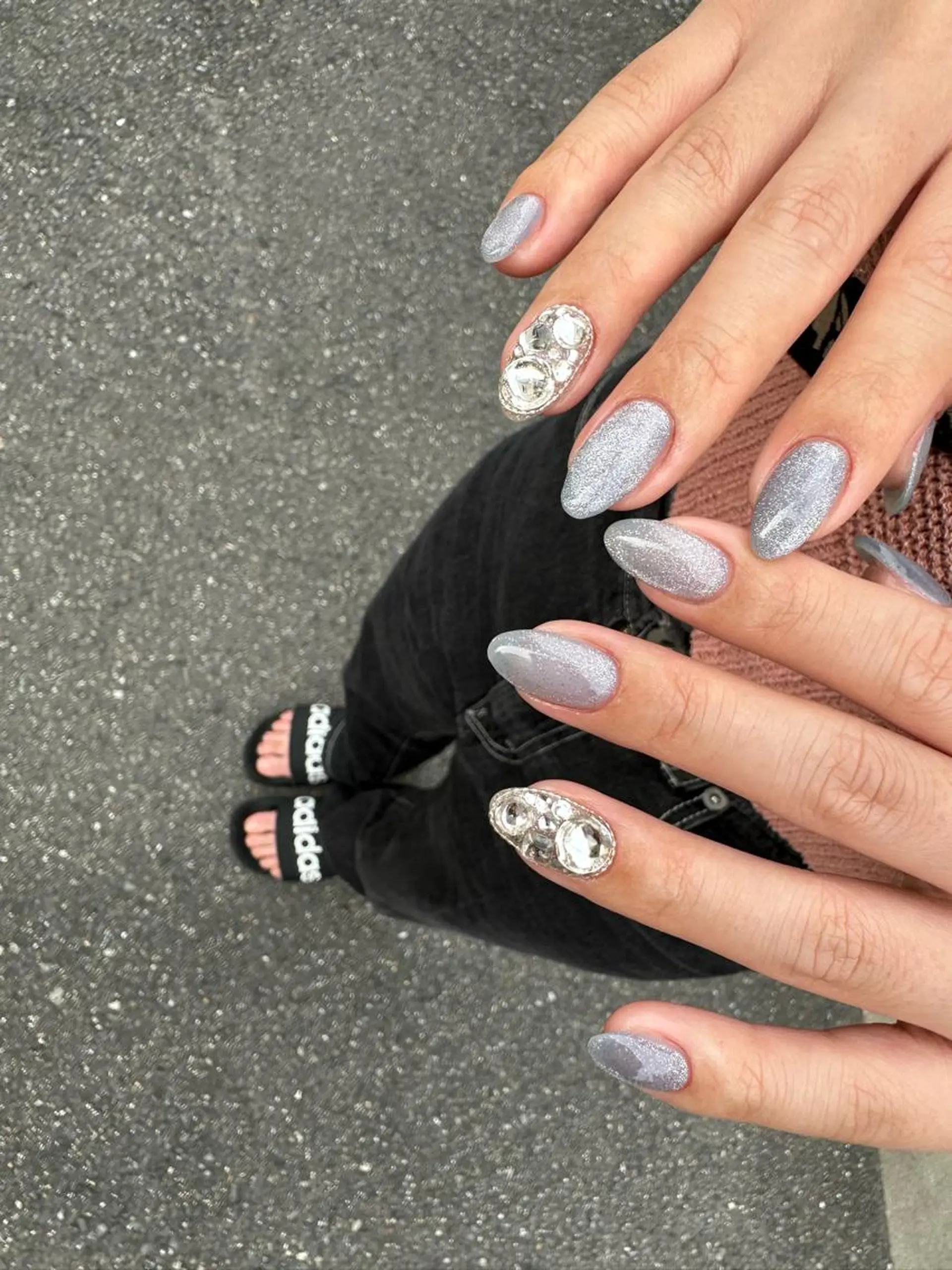 ロング カラー ヘアアレンジ キッズ ネイル マツエク・マツパ アイブロウ 福田 加奈のネイルデザイン