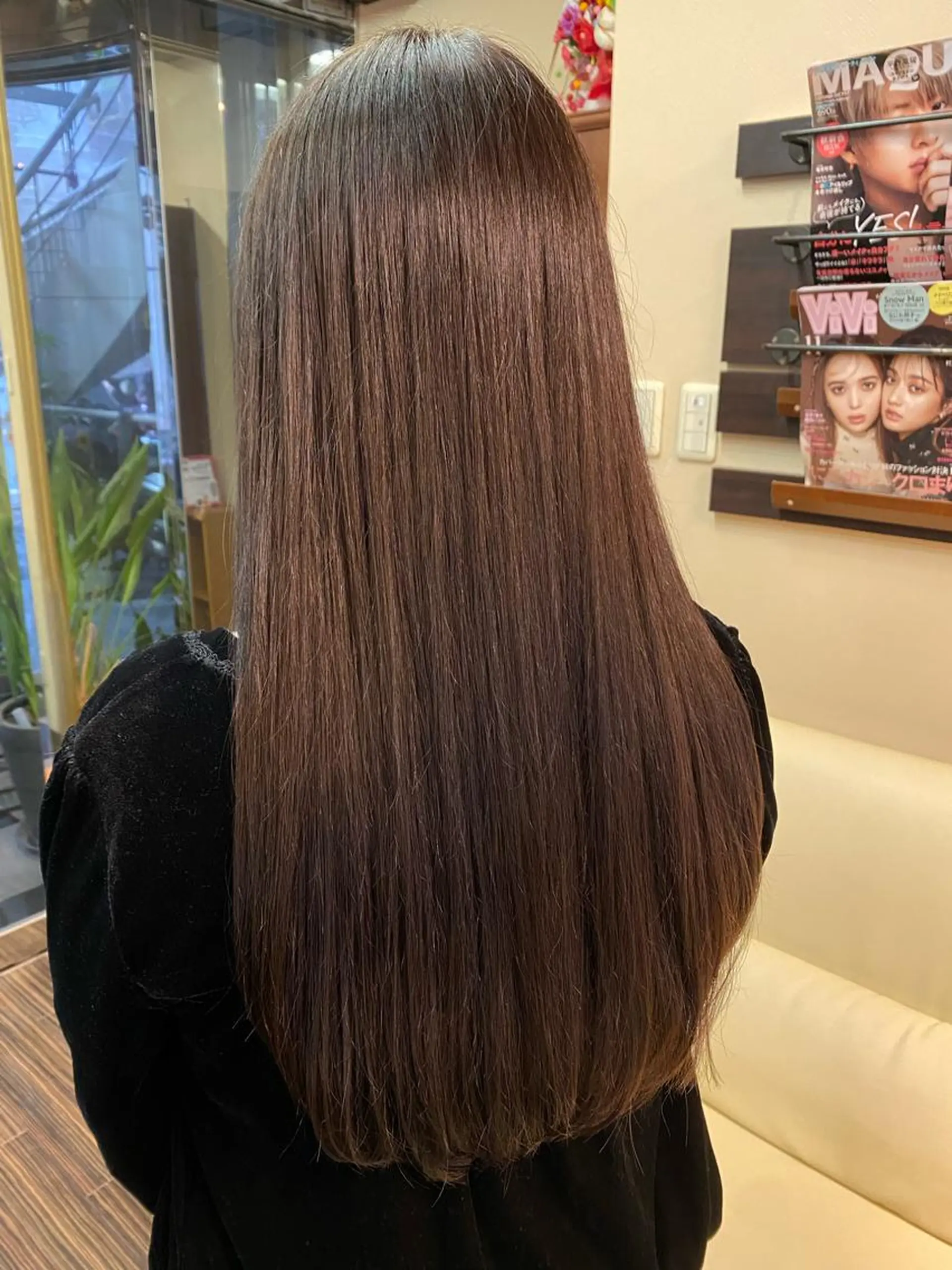 ロング カラー ヘアアレンジ ヘアカラー トリートメント 加藤 瑠美のヘアスタイル