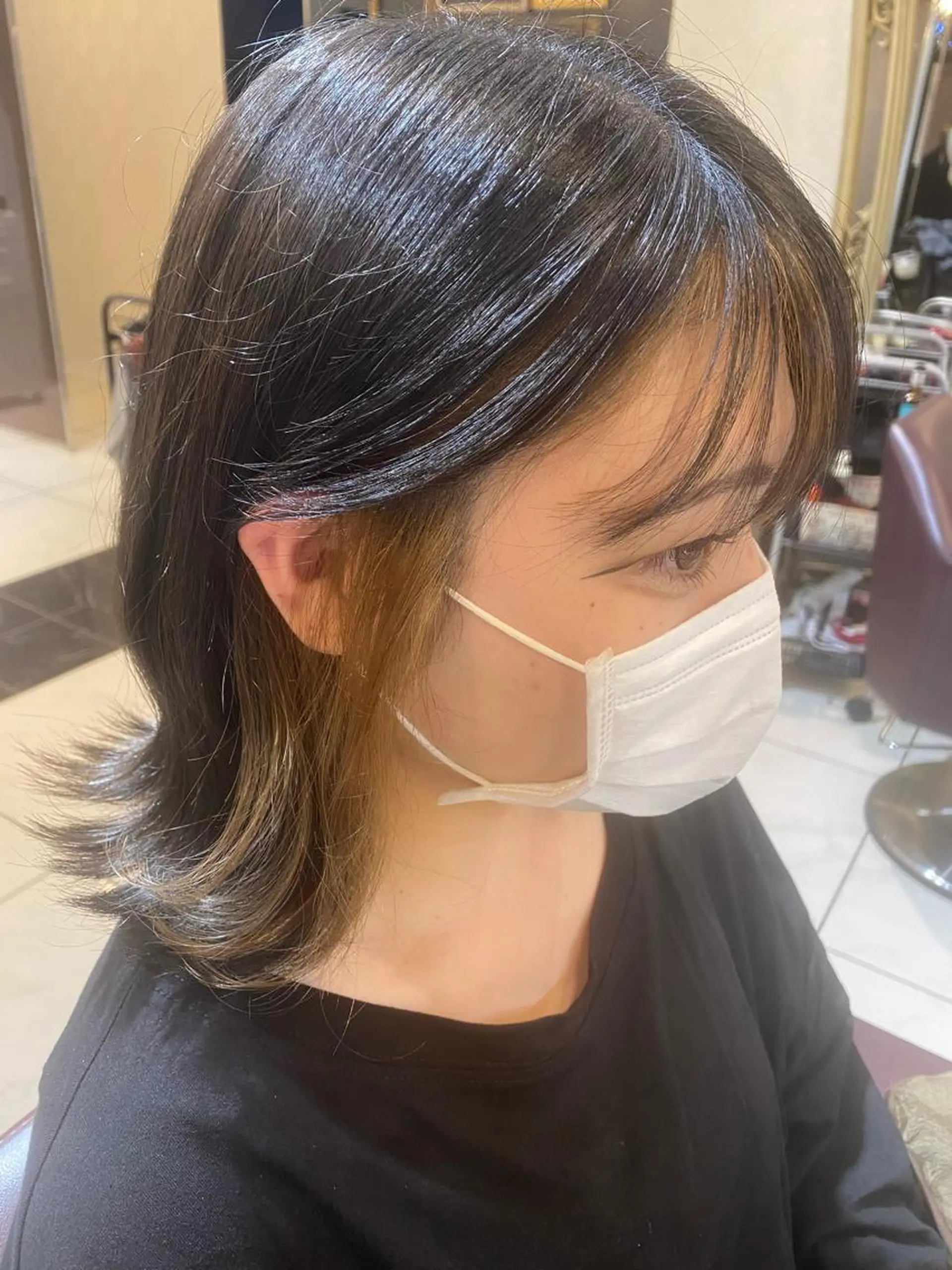 ミディアム カラー 撮影モデル募集中 rina 🦋のヘアスタイル