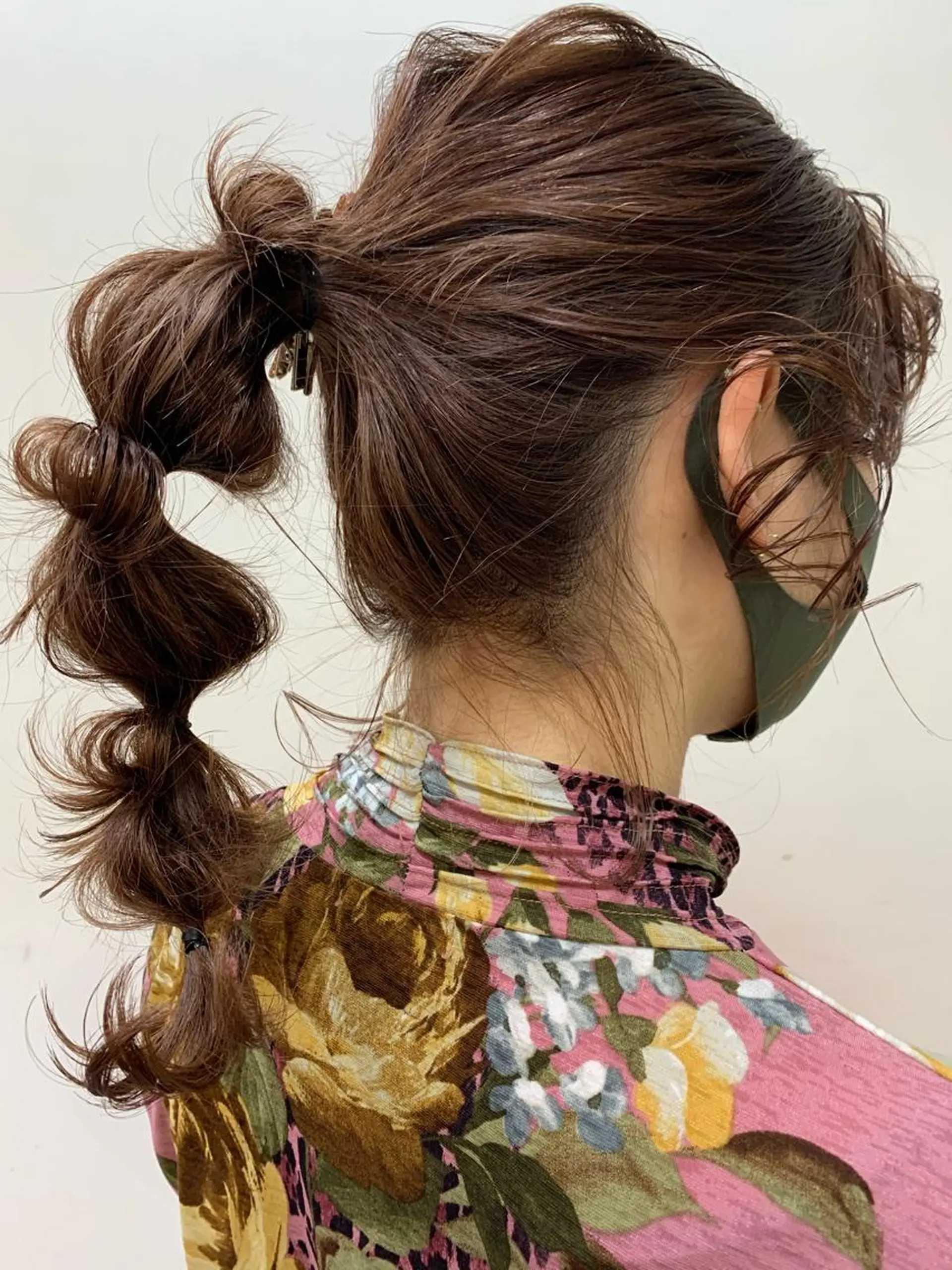 セミロング ヘアアレンジ 平野 優奈のヘアスタイル