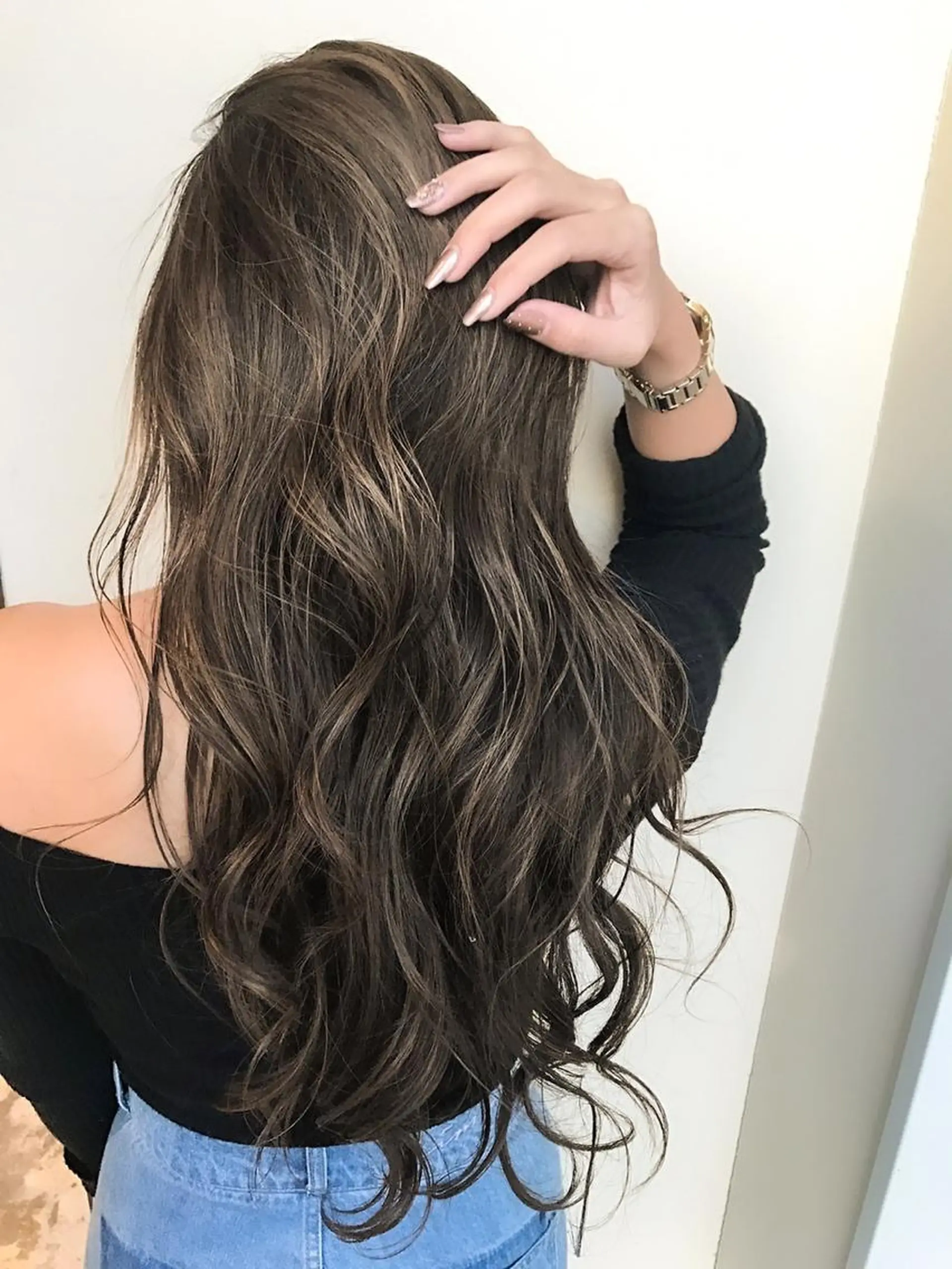 セミロング カラー 外国人風カラー Silk-lei【銀座店】所属・銀座/美髪縮毛矯正 /髪質改善/山本翔華のヘアスタイル