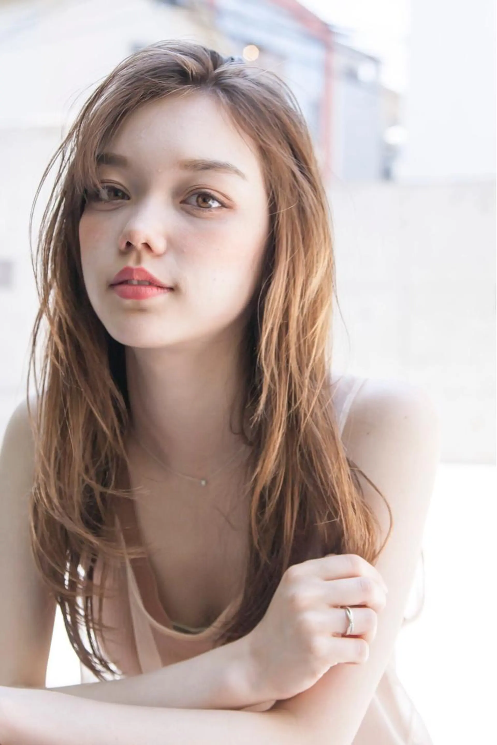 セミロング カラー hao所属・西山 頌太のヘアスタイル