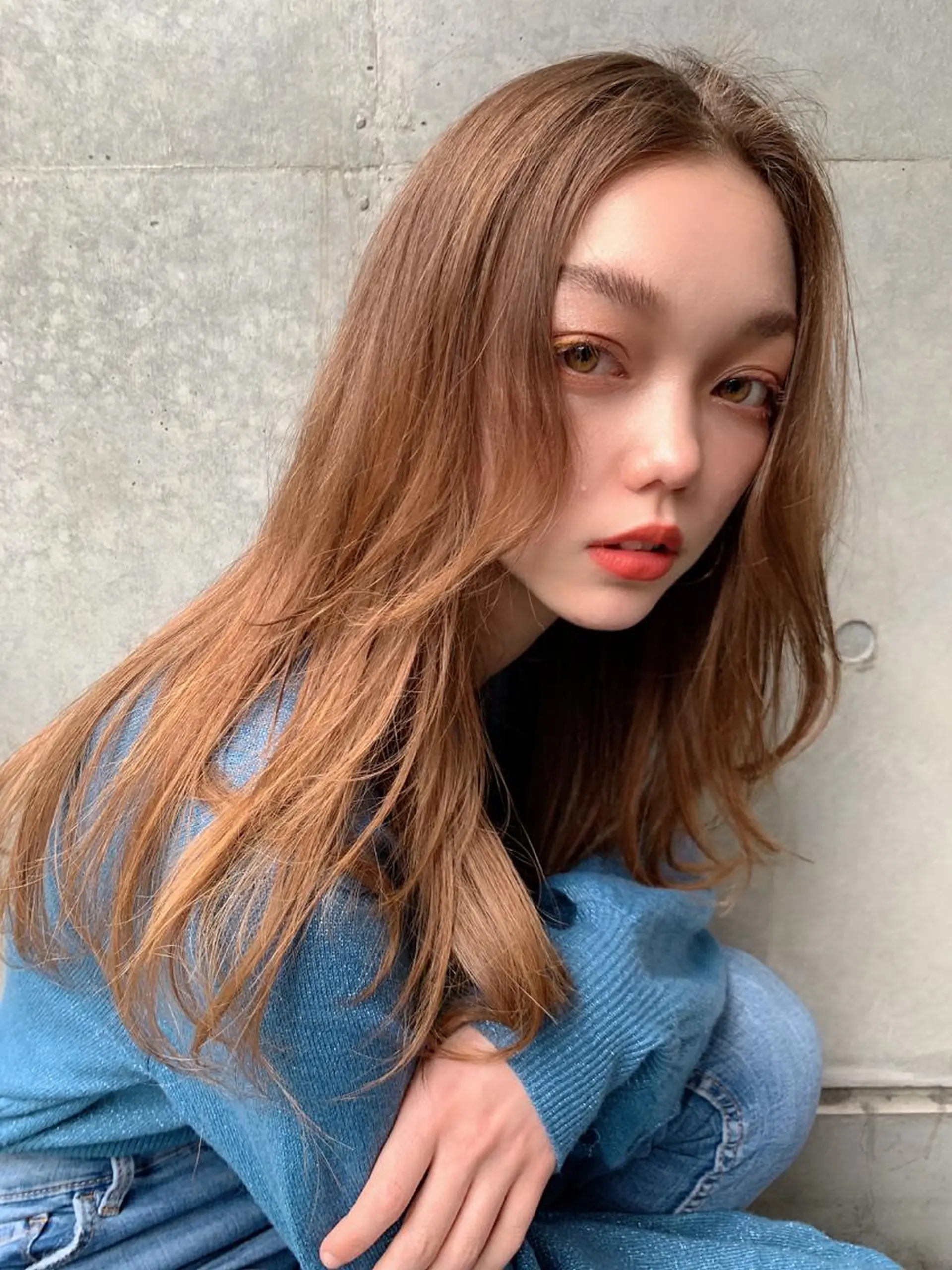 ロング カラー パーマ ヘアアレンジ メンズ キッズ ネイル マツエク・マツパ 💎耳ツボジュエリー ×銀座美容室💎のヘアスタイル