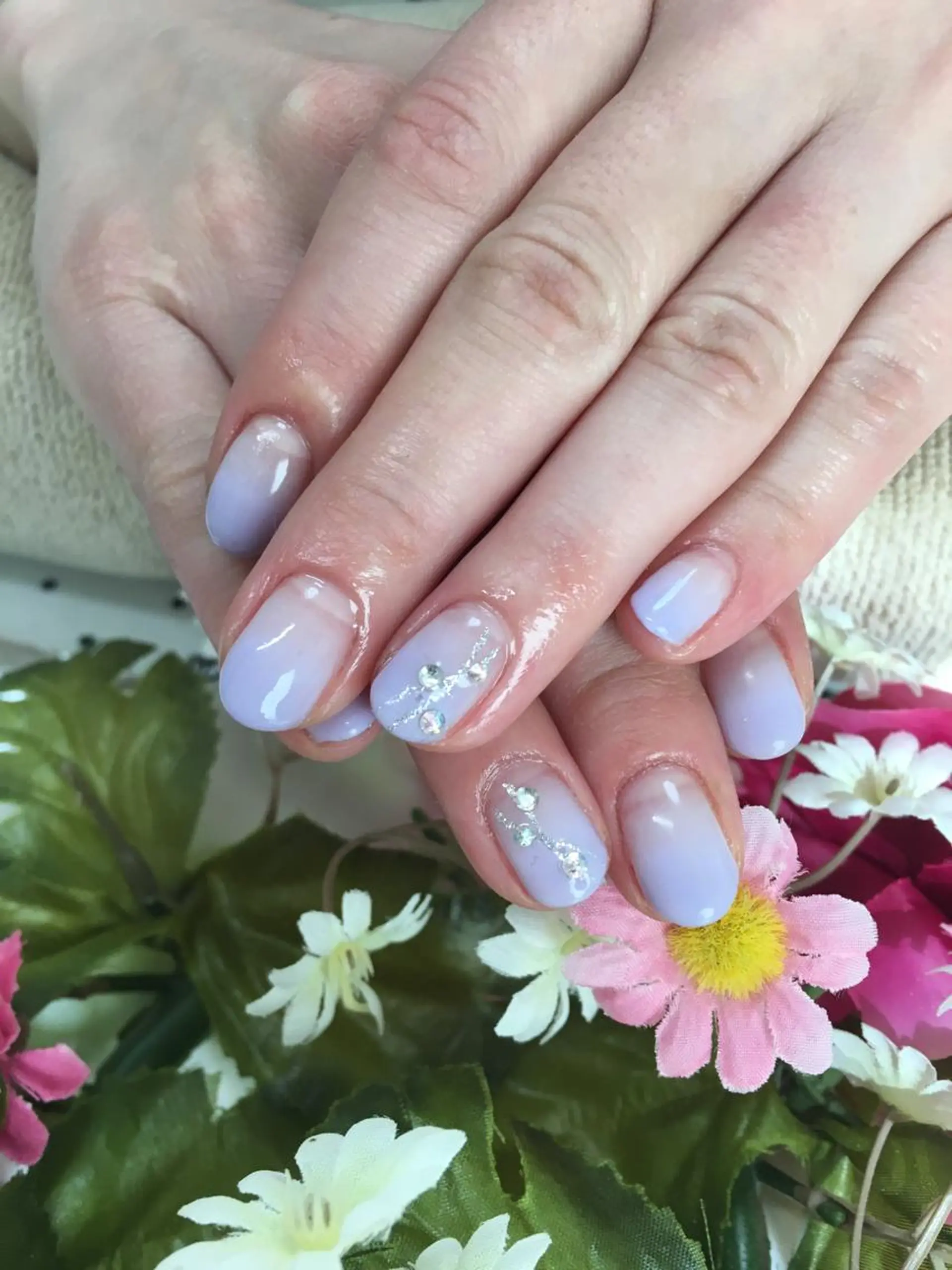 ネイル マツエク・マツパ グラデーション nail salon＆school felice所属・フェリーチェ瑞江店 新山のネイルデザイン