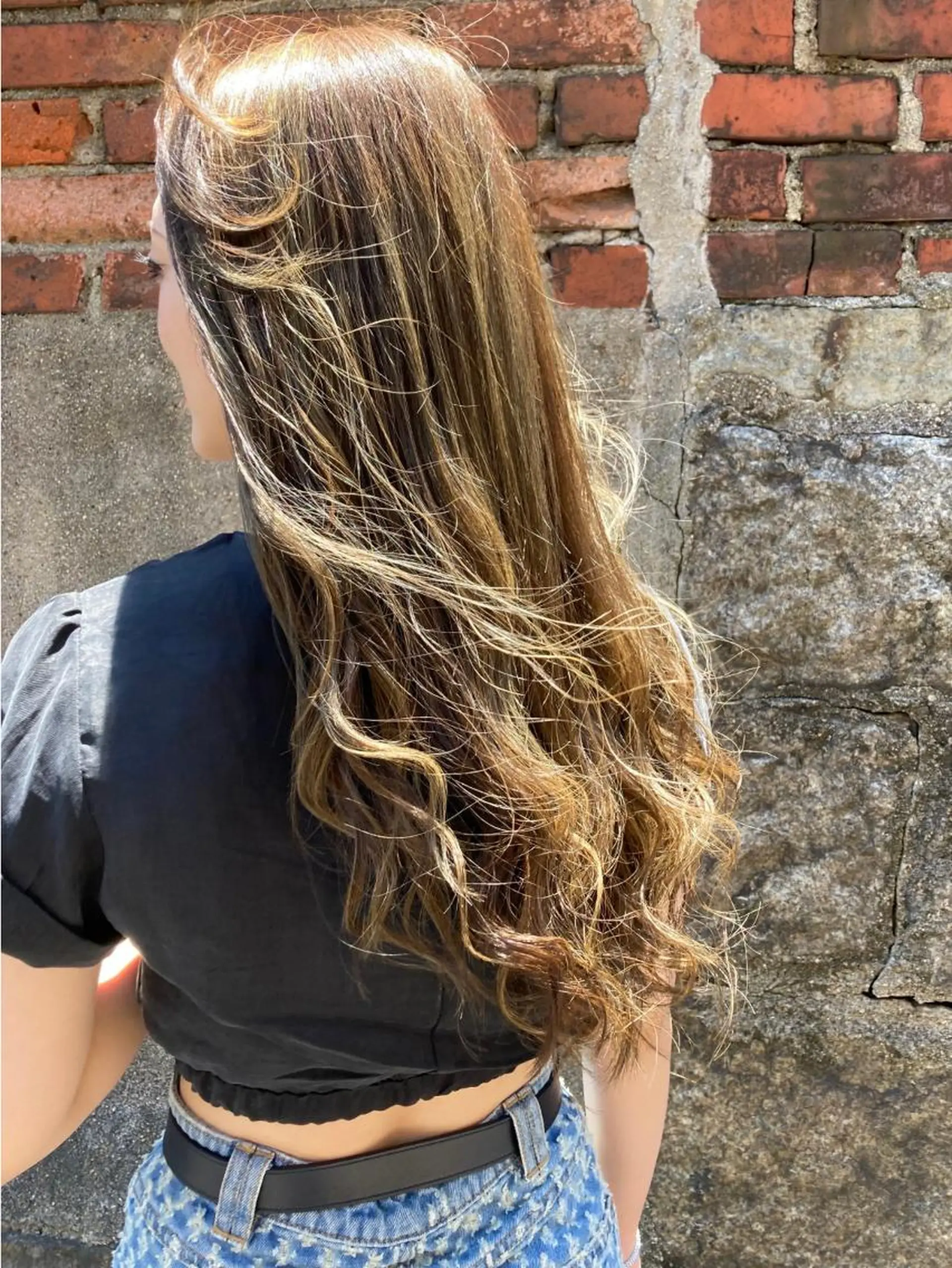 ロング カラー ヘアカラー トリートメント エイトウメダ 店長　稲尾友則のヘアスタイル