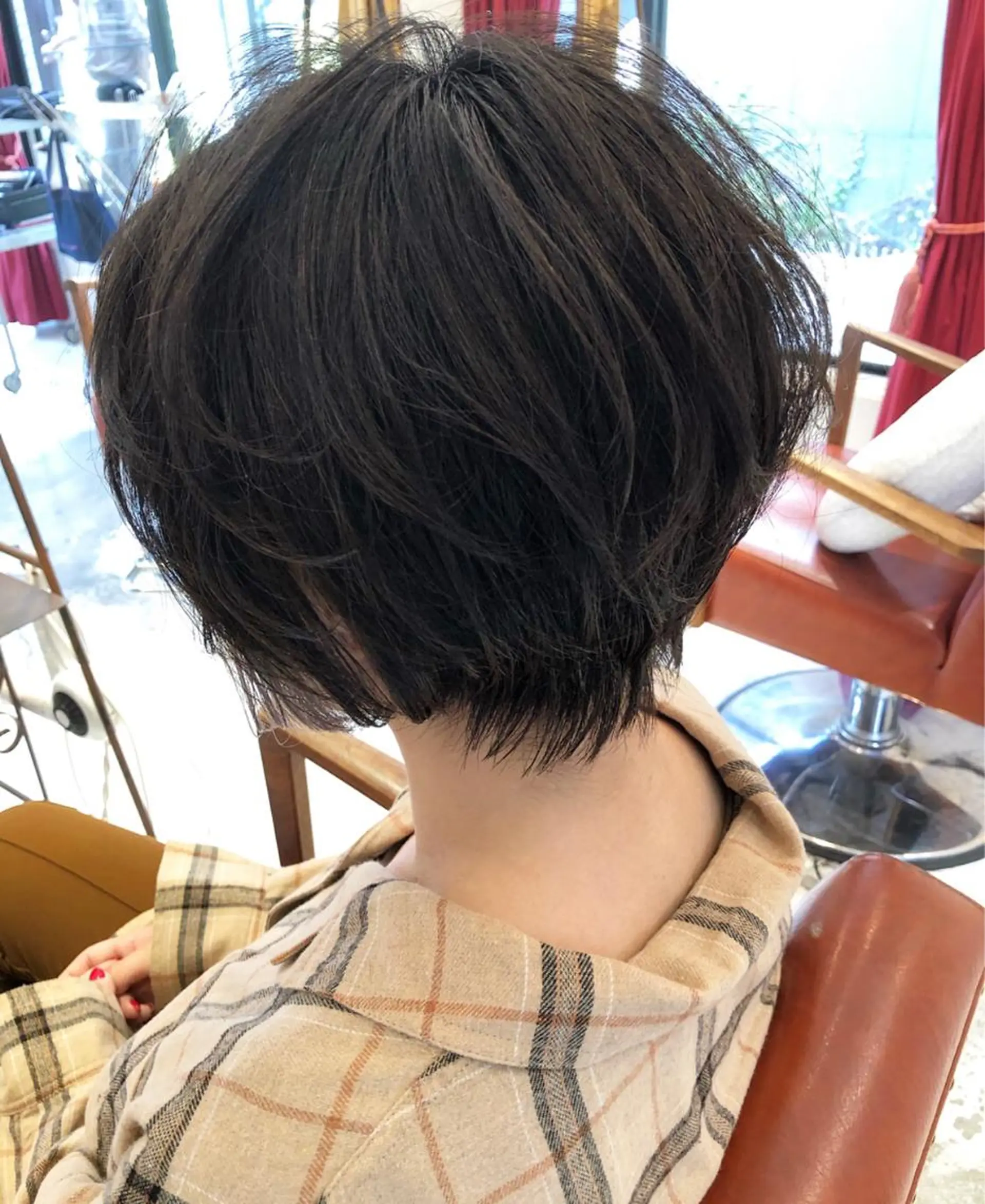 ショート パーマ THE DAY所属・AKI HASHIMOTOのヘアスタイル