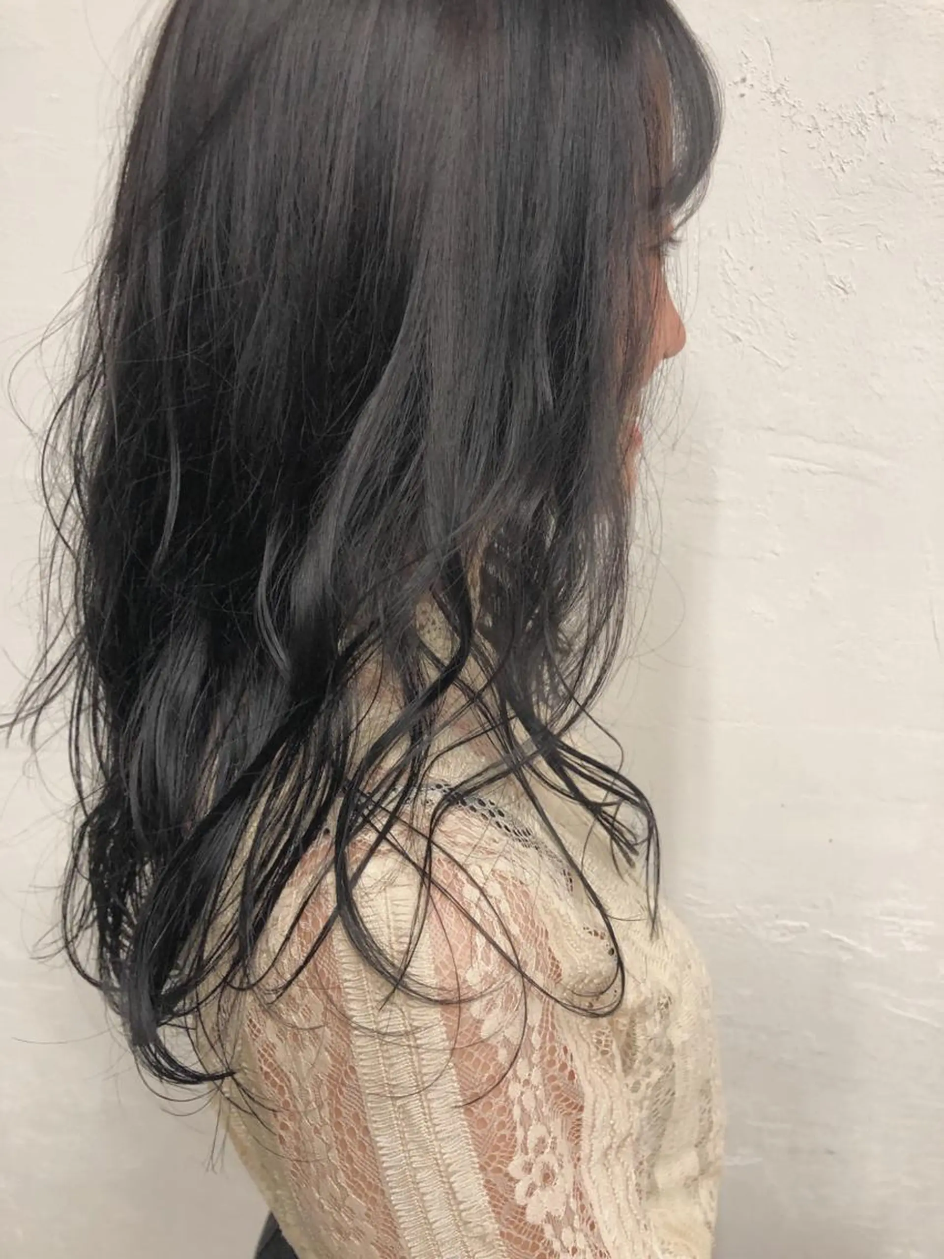 セミロング パーマ パーマ/レイヤー 岩山丈一郎のヘアスタイル