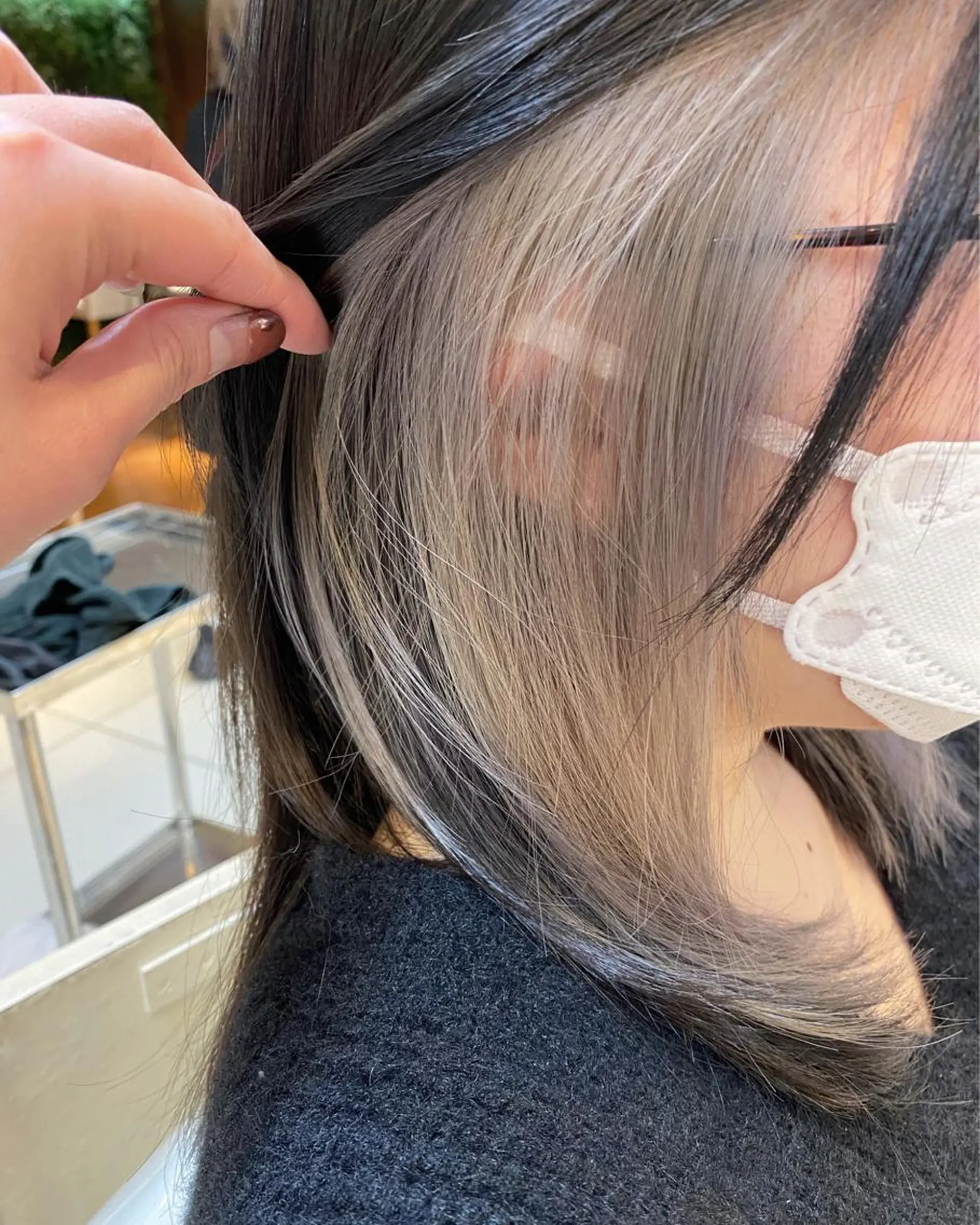 ミディアム sea's所属・ヒラカホ/矢場町/ ブリーチ/似合わせのヘアスタイル