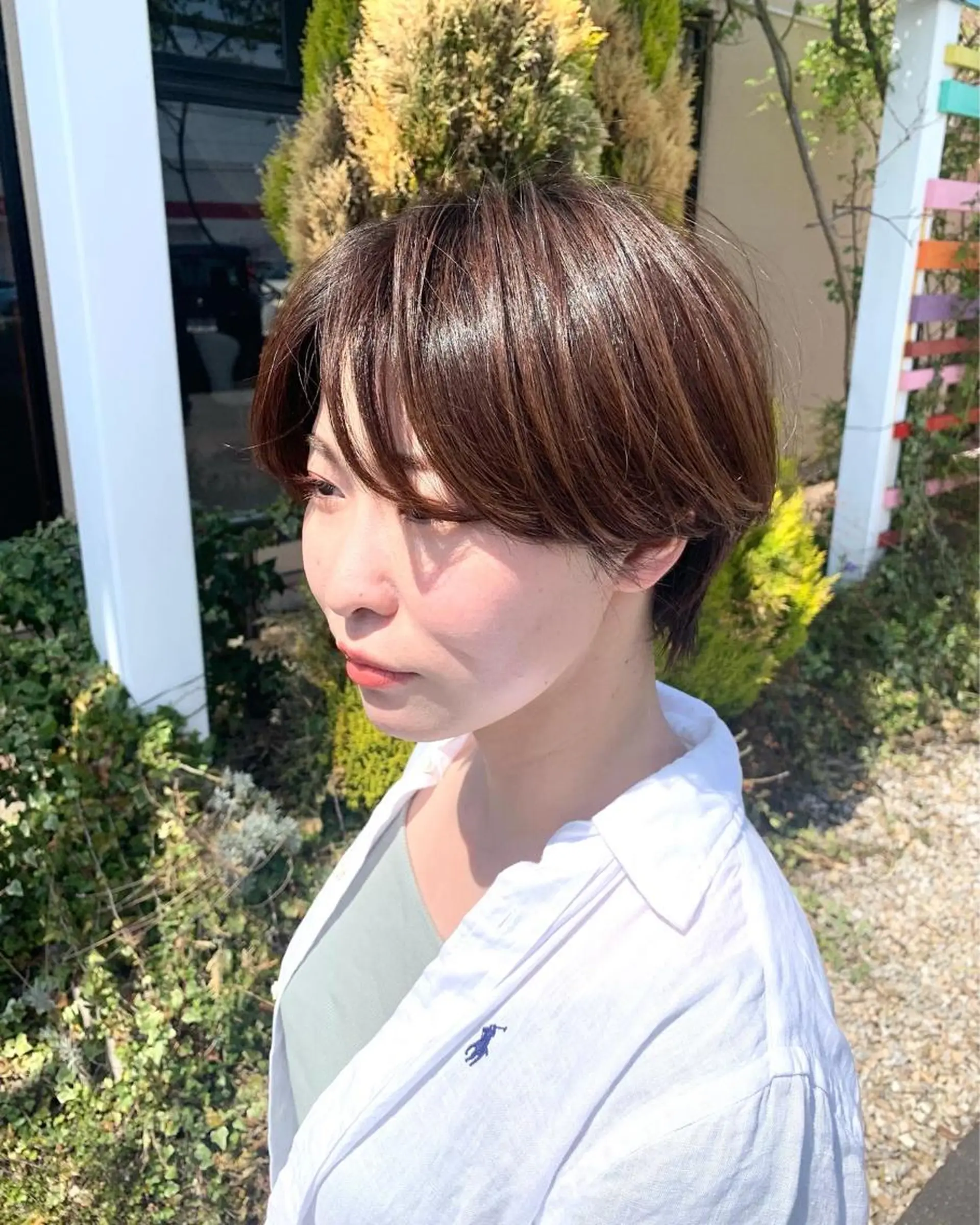 ショート カラー 大野 智亜里のヘアスタイル