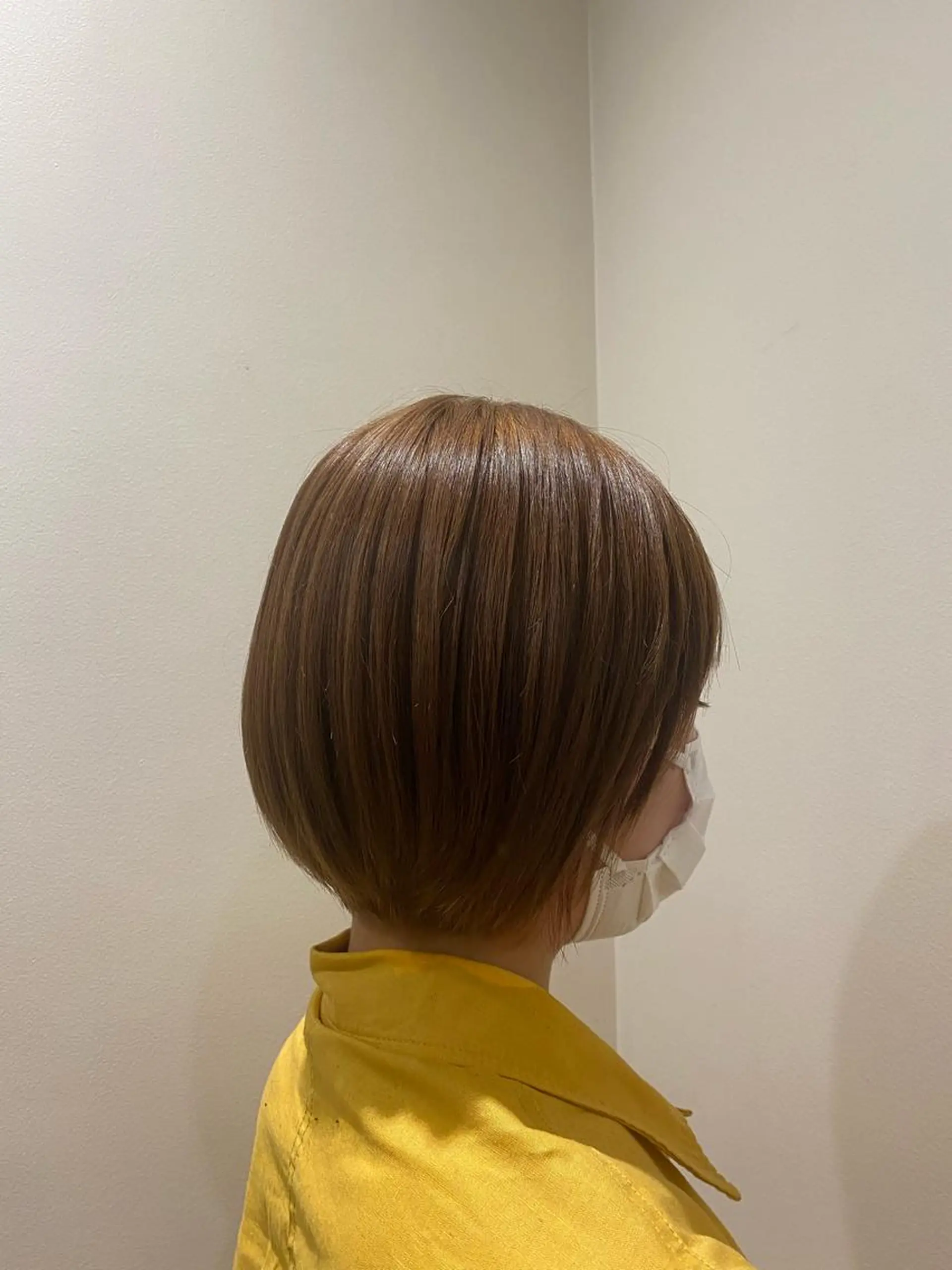 カラー 森田翔斗 顔周りレイヤーのヘアスタイル