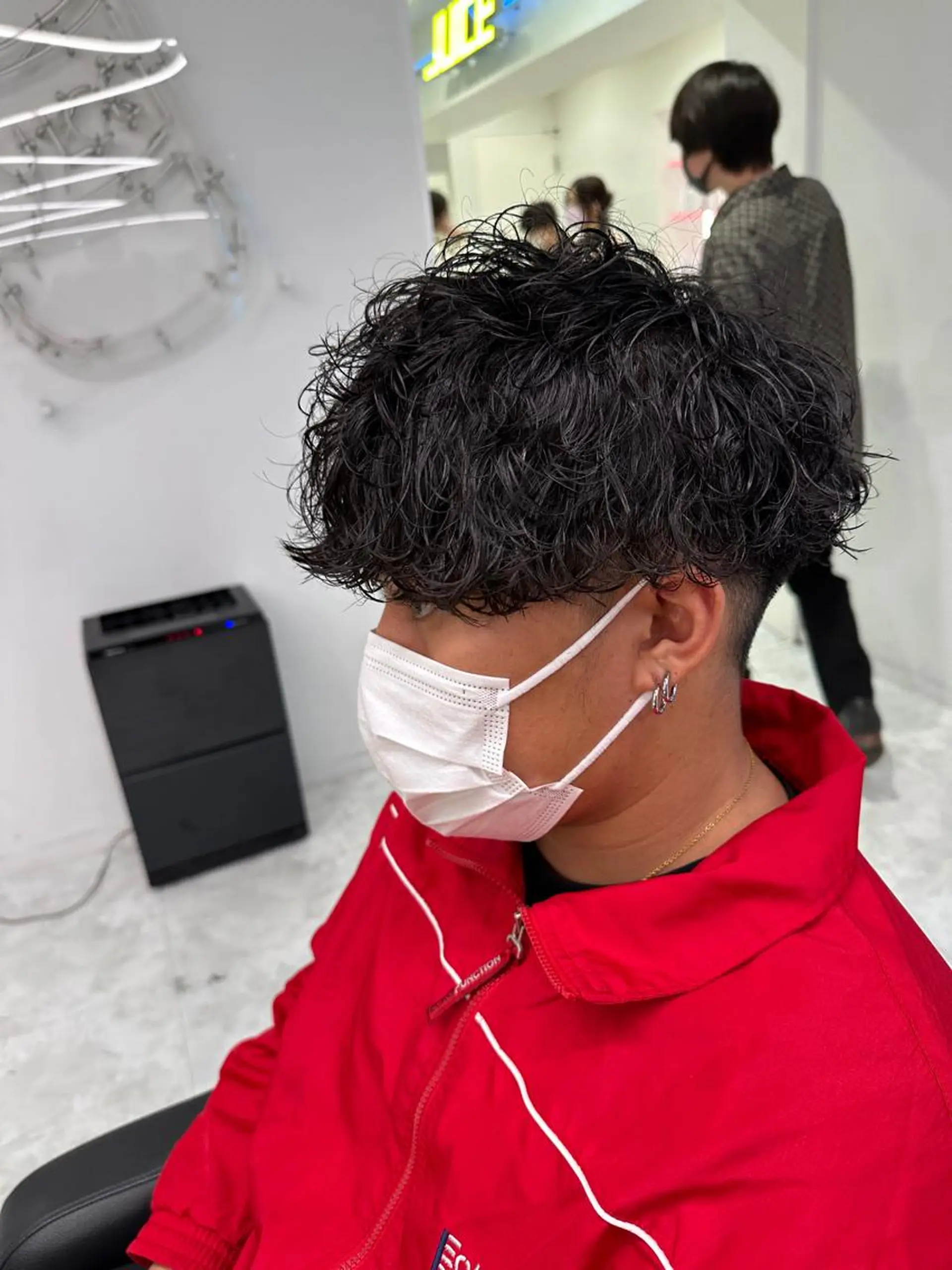 ショート カラー パーマ メンズ 【メンズサロン】 BLUCK 横浜のヘアスタイル