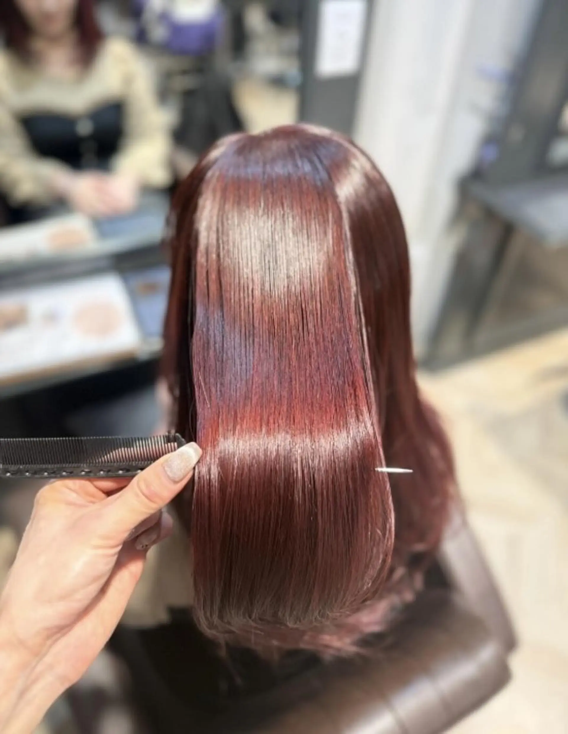 ロング カラー パーマ カット ヘアカラー 縮毛矯正 リピート90%超/縮 毛矯正/髪質改善井口のヘアスタイル