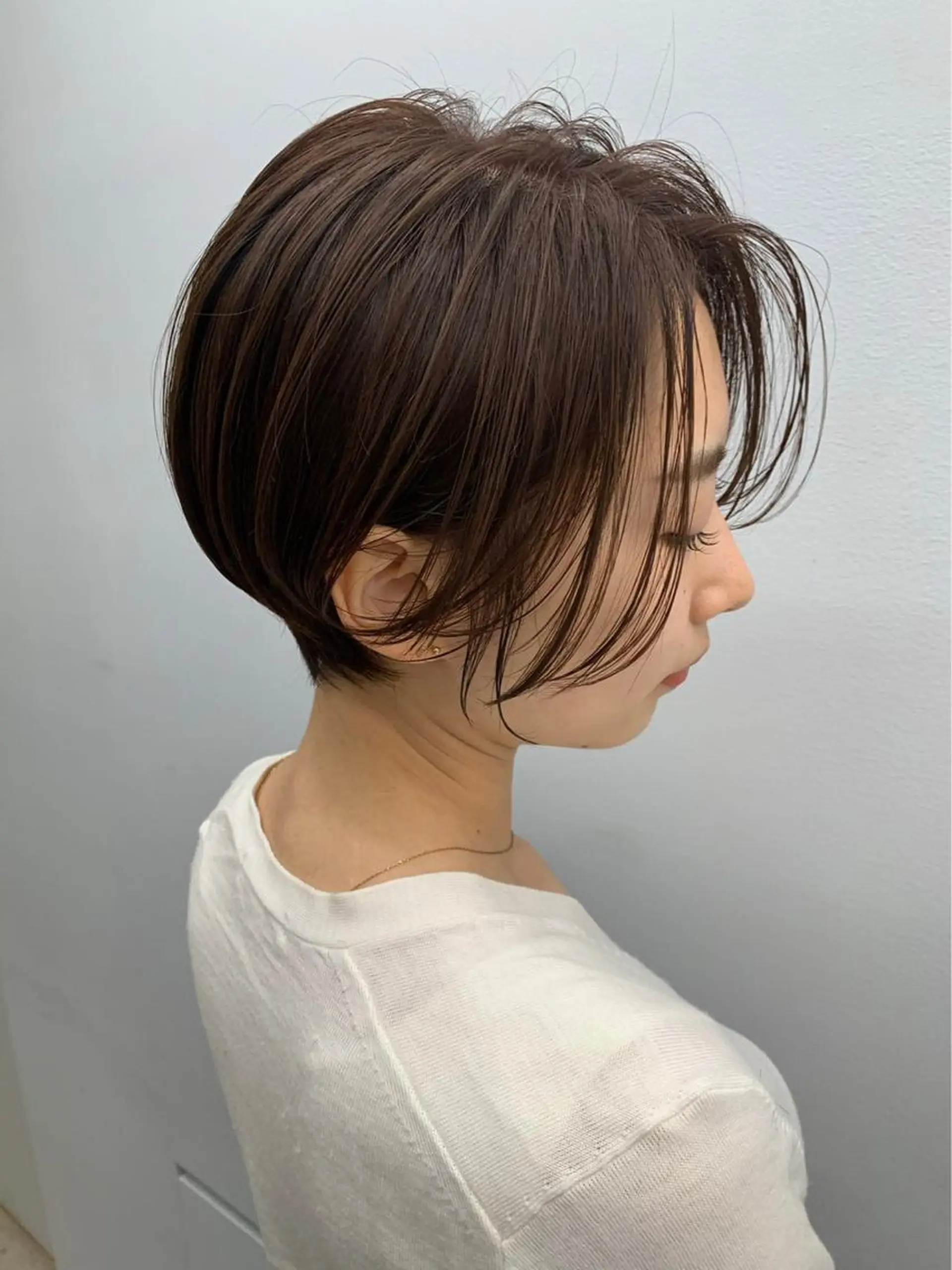 ショート 京都レイヤーカット/ 縮毛矯正/羽柴りくのヘアスタイル