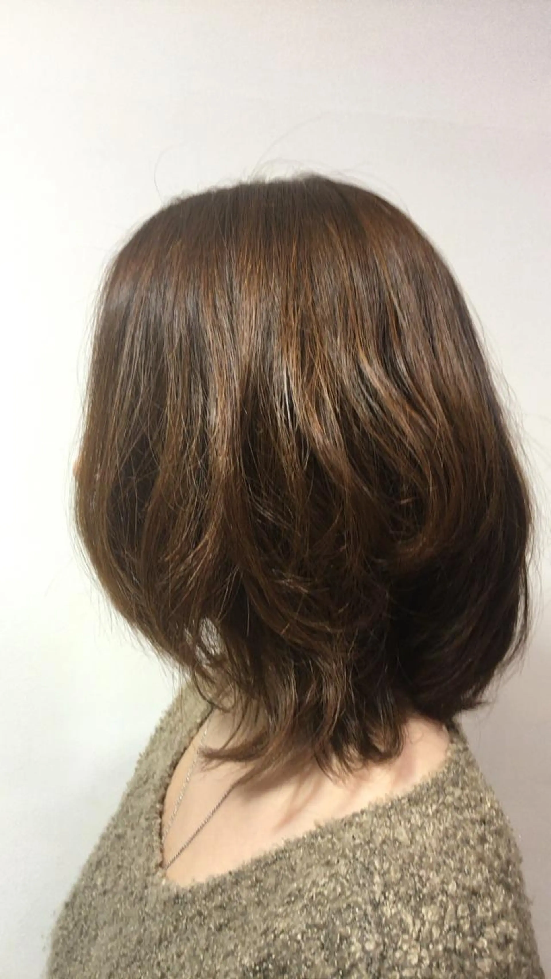 ミディアム レイヤーカット 星 沙織のヘアスタイル