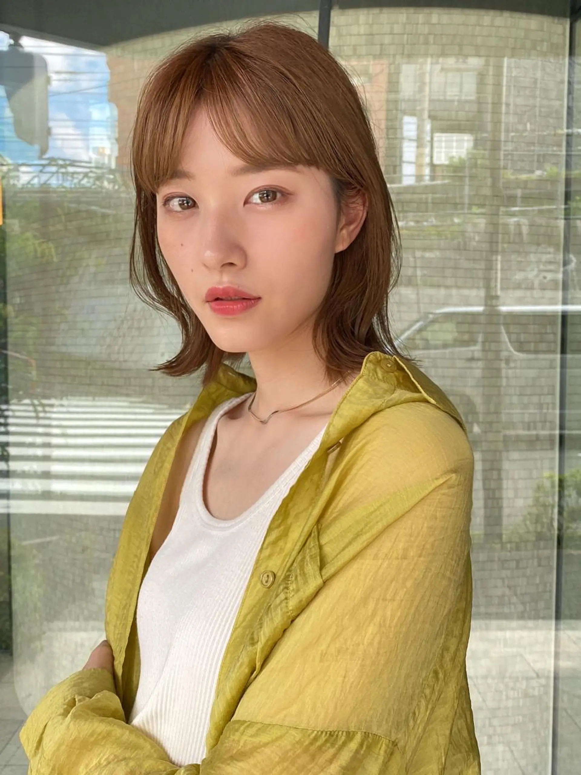 ミディアム カット ヘアカラー トリートメント ヘアセット また会いたくなる 美容師【KENTA】のヘアスタイル