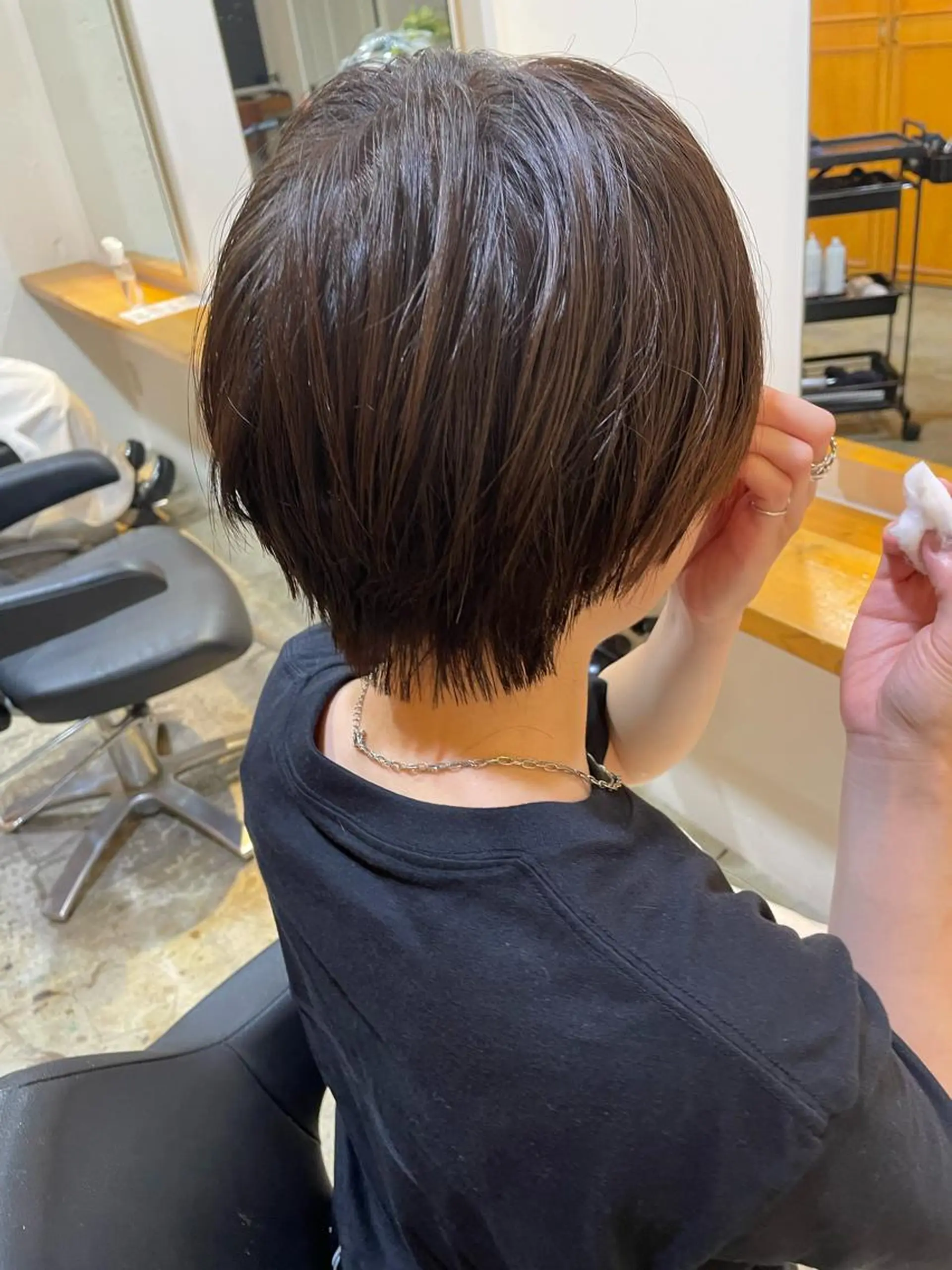 ショート カラー レイヤー／似合わせ TAKUYAのヘアスタイル