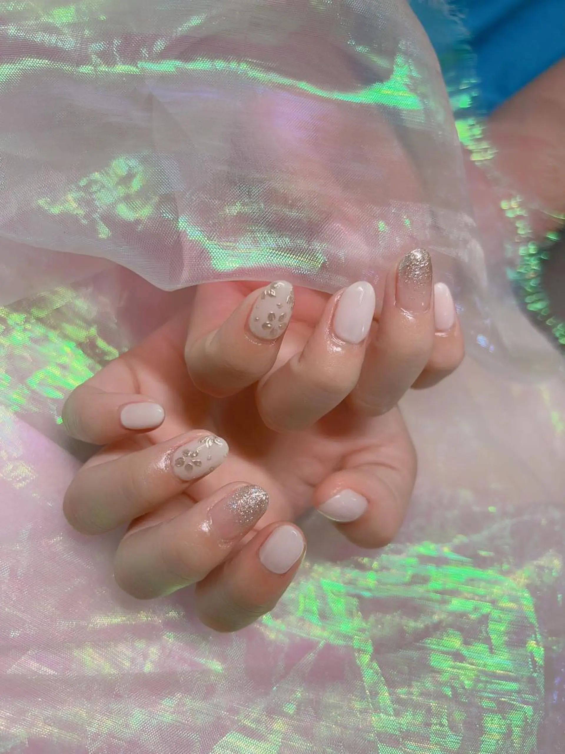 ネイル チークネイル マグネットネイル 持ち込み ニュアンスネイル シンプルネイル インフィニティ ネイルサロンのネイルデザイン