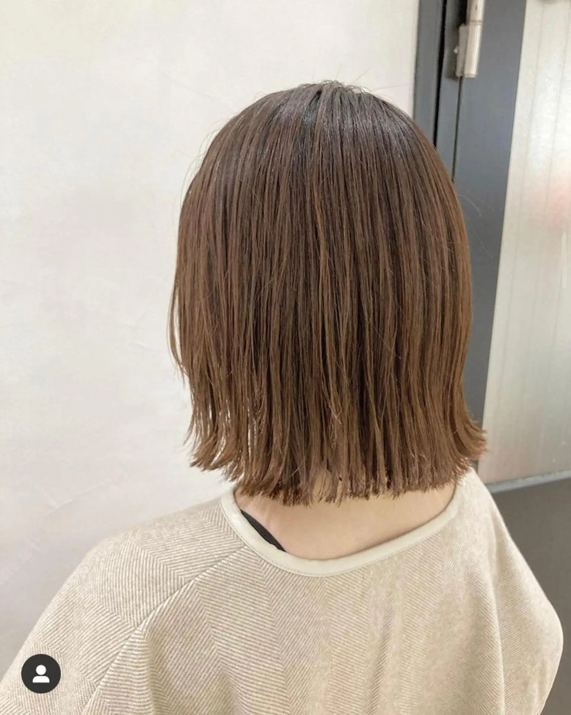 ショート カラー ボブ 顔周りカット エグチ アキラのヘアスタイル
