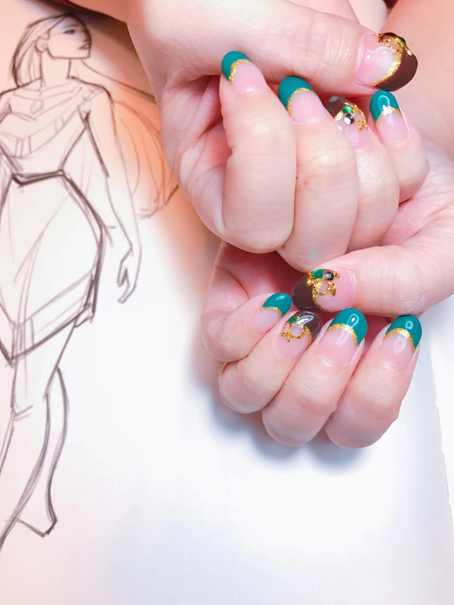 ネイル フレンチネイル owlnail /持込みデザイン専門のネイルデザイン