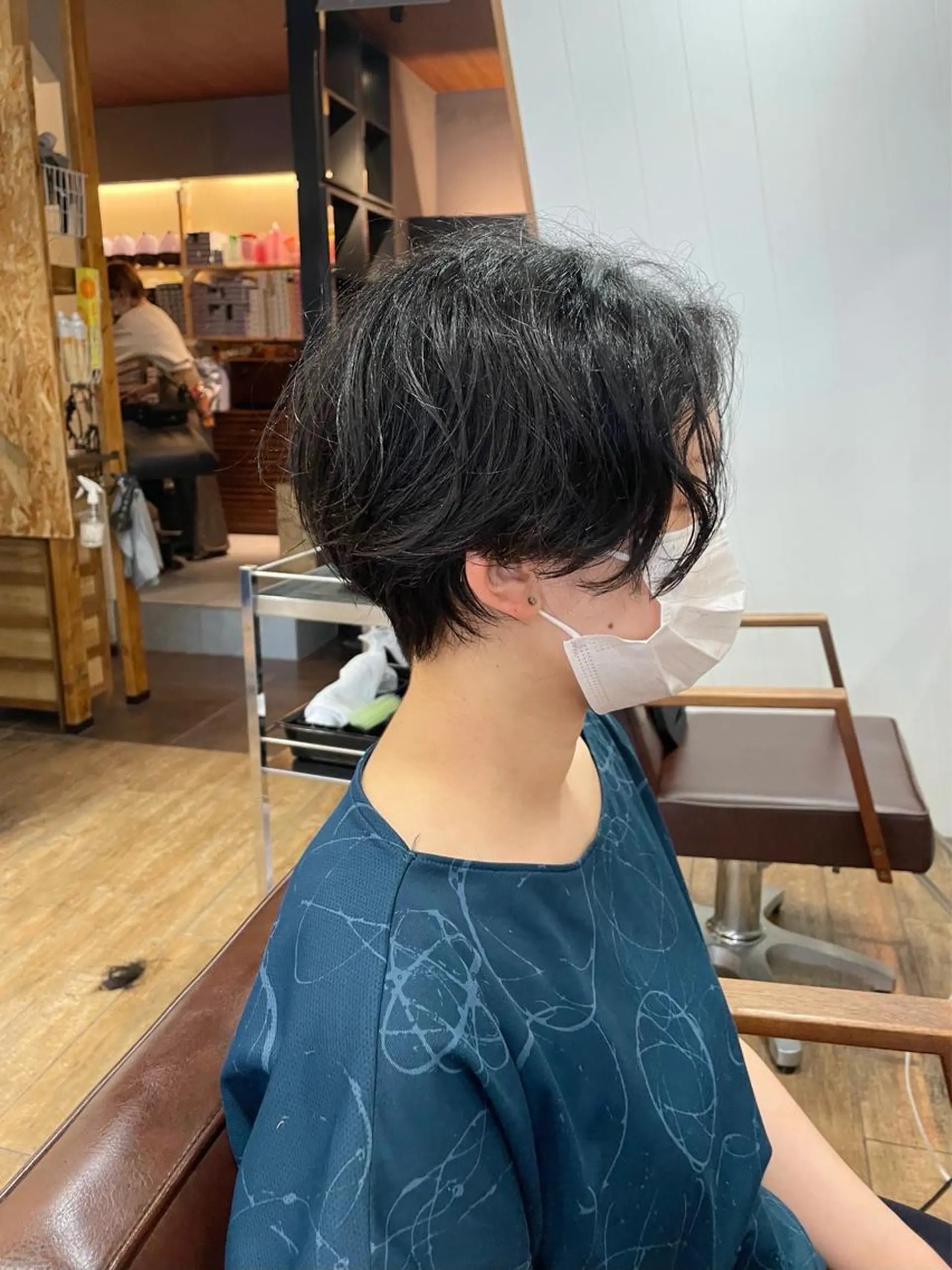 ショート くせ毛 ショートヘア OPShair　ANELLO所属・ショート/ボブ/ メンズ/縮毛矯正のヘアスタイル