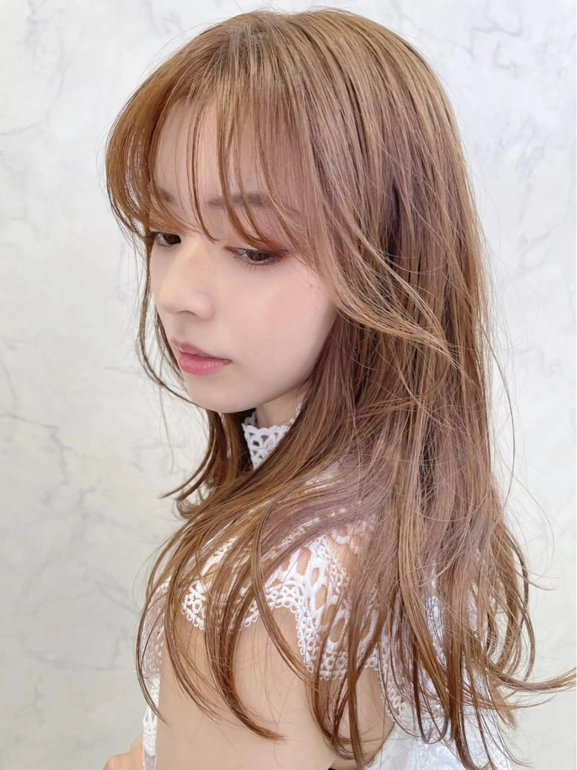 ロング カット ヘアカラー チダアキフミ Ash大森のヘアスタイル