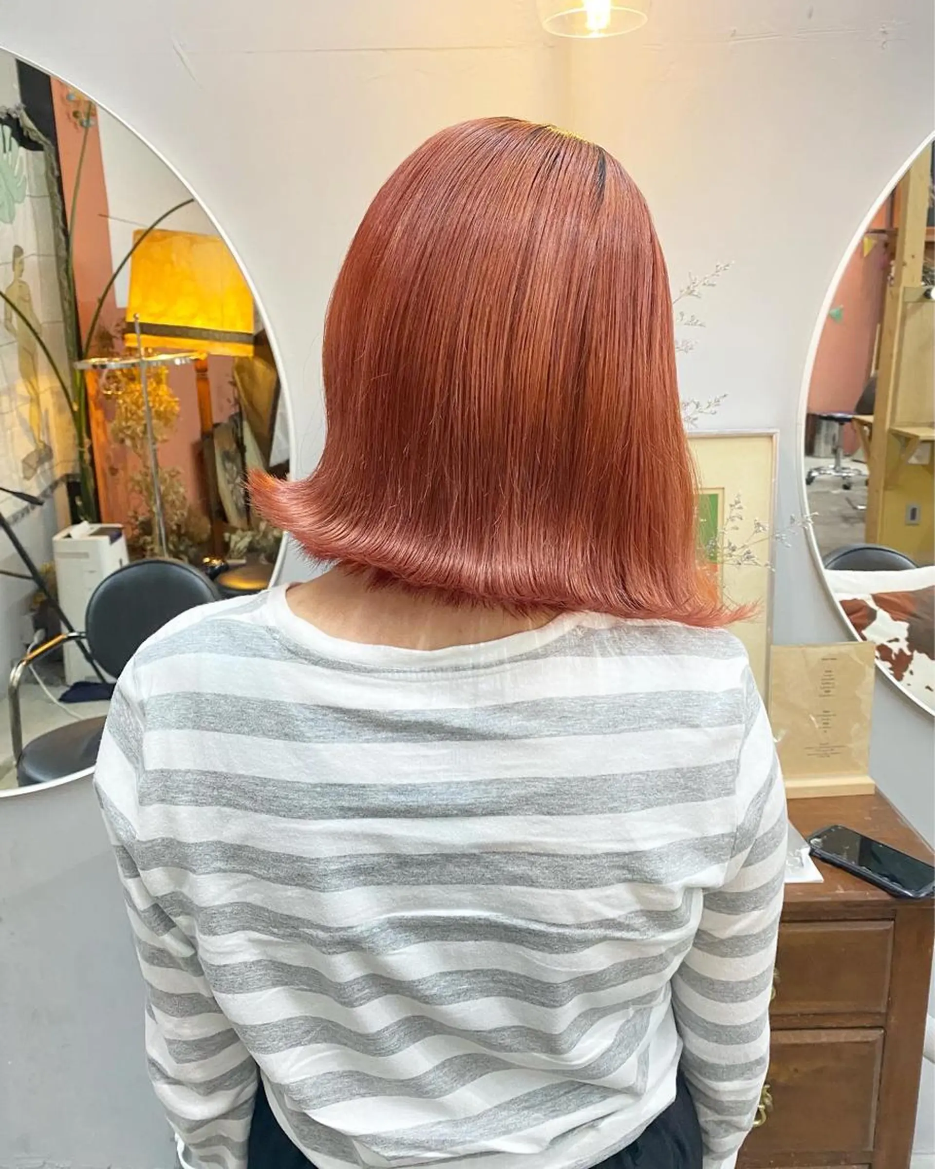 ミディアム カラー パーマ ヘアアレンジ メンズ キッズ ネイル マツエク・マツパ アイブロウ chapter問屋町 💘小室明華のヘアスタイル