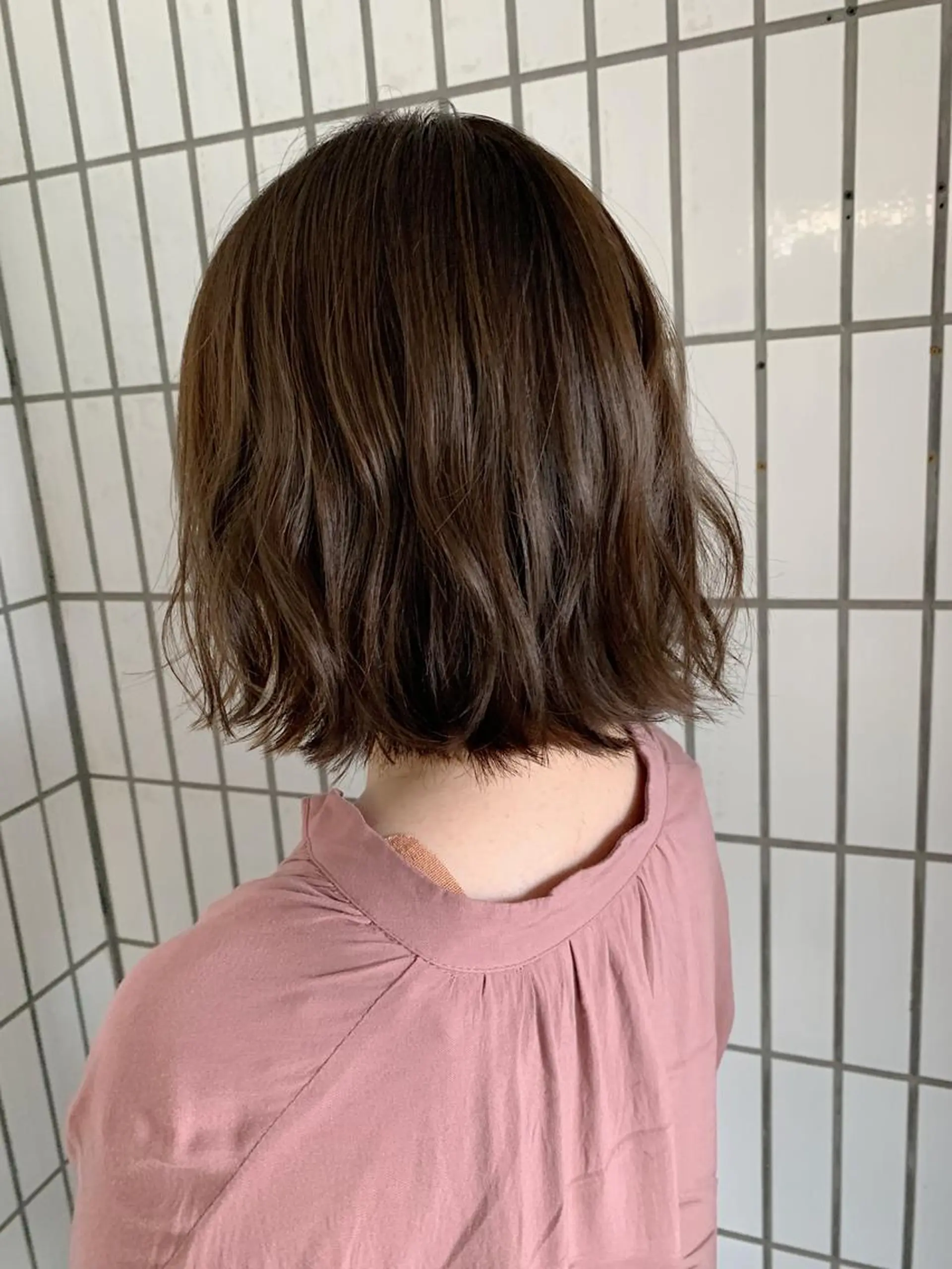 ミディアム カラー ハットリ /北習志野のヘアスタイル