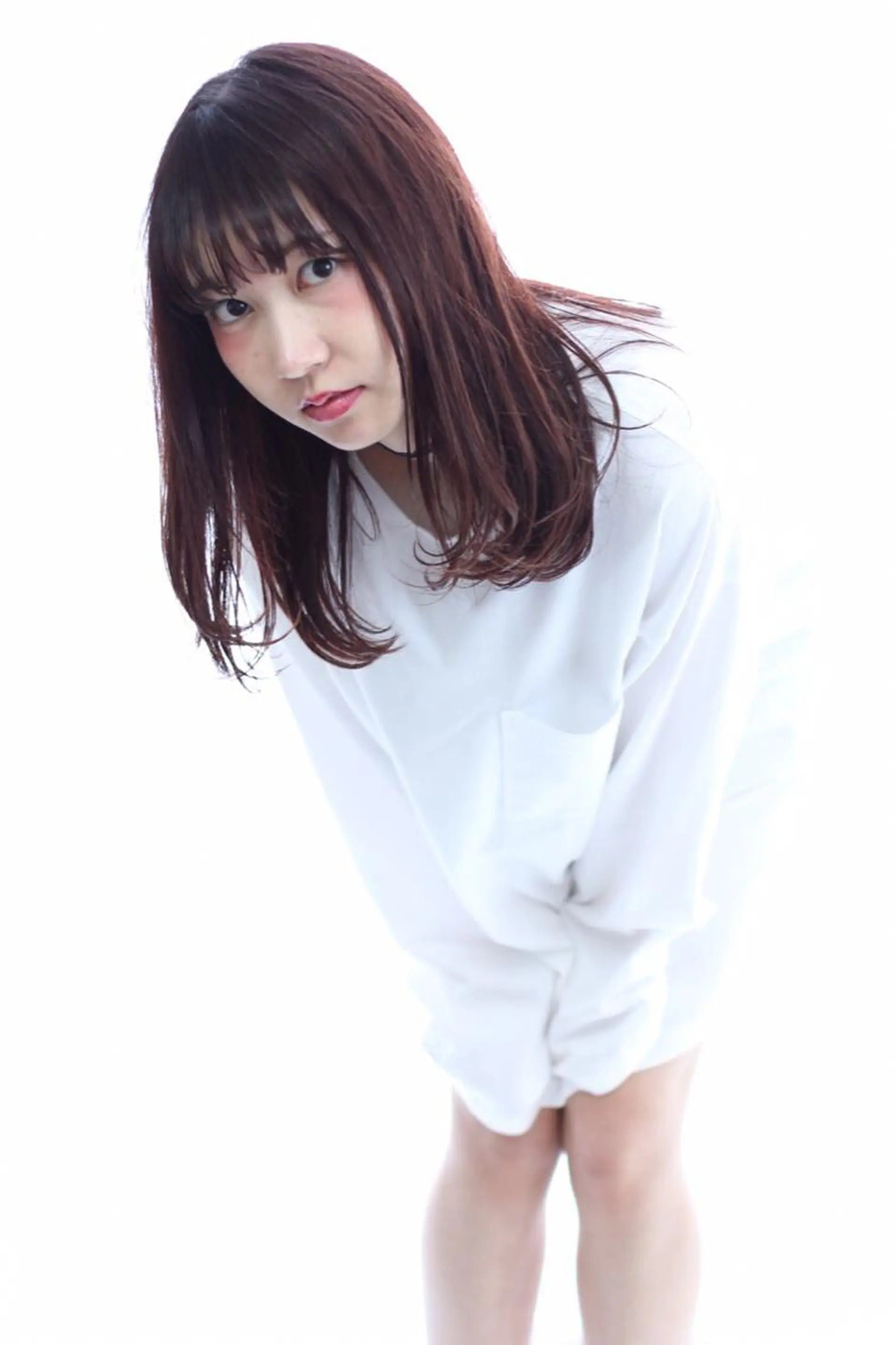 ロング カラー レッドカラー toi【トワ】所属・安達 俊亮のヘアスタイル