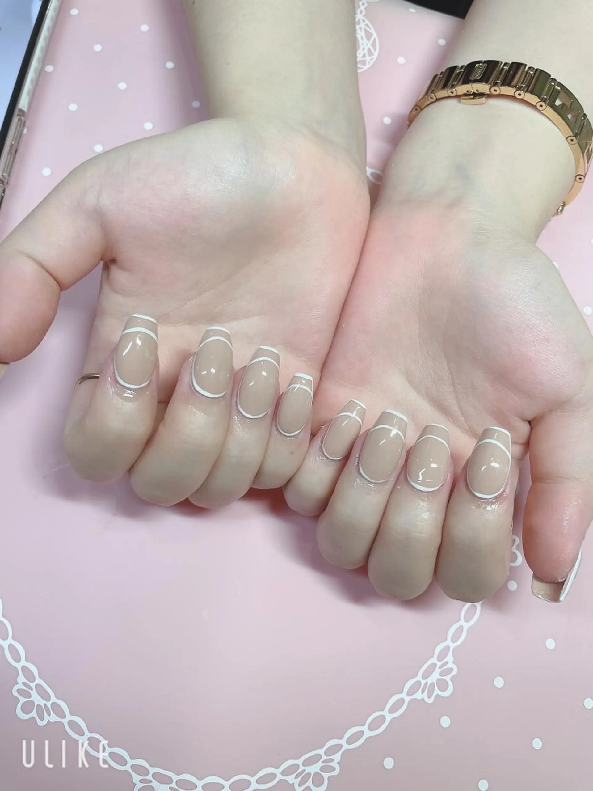 ショート ネイル フレンチネイル ハンドネイル 《LB》ラブリエ Nail&eyeのマツエク・マツパデザイン
