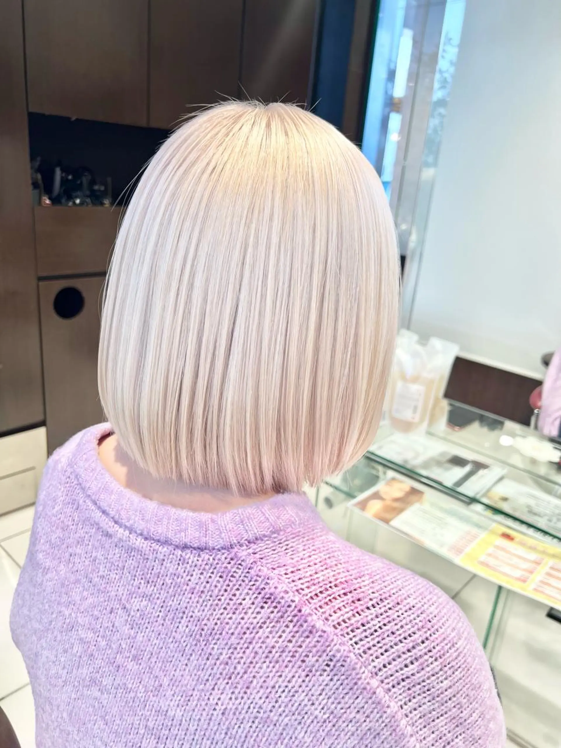 ミディアム 下條 真のヘアスタイル